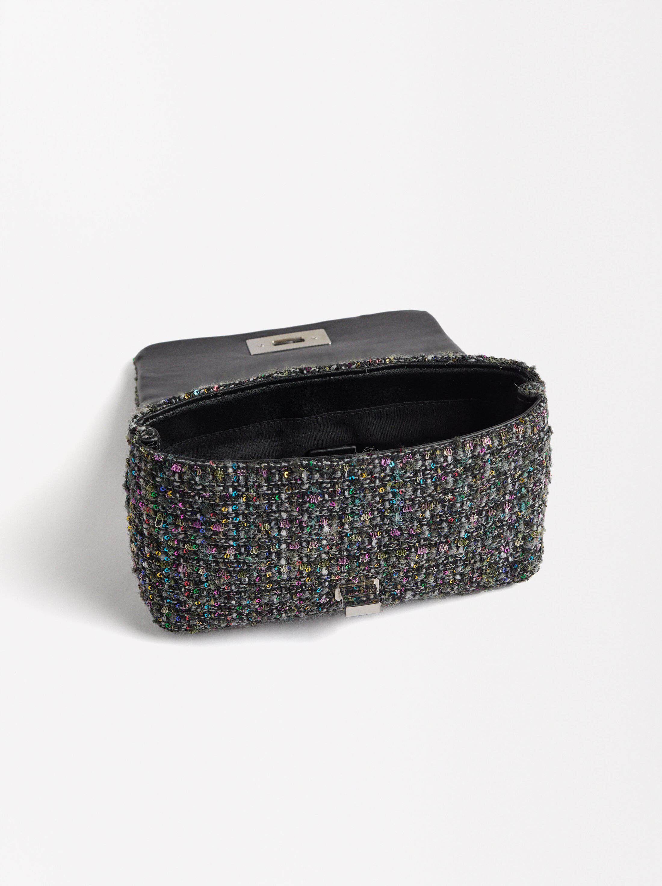 Shoulder bag with sequins image number 3.0
