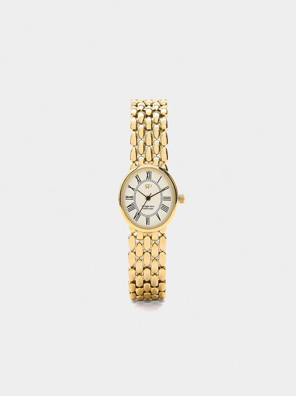 Watch with stainless steel wristband