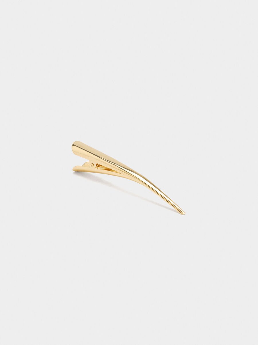 Golden hair duckclip