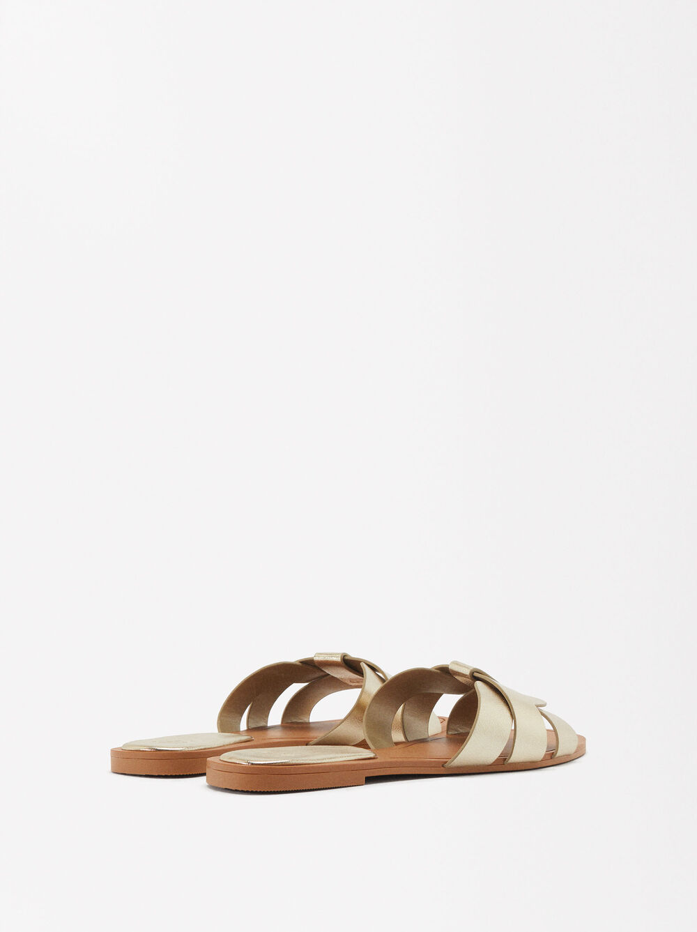Flat Crossed Sandals