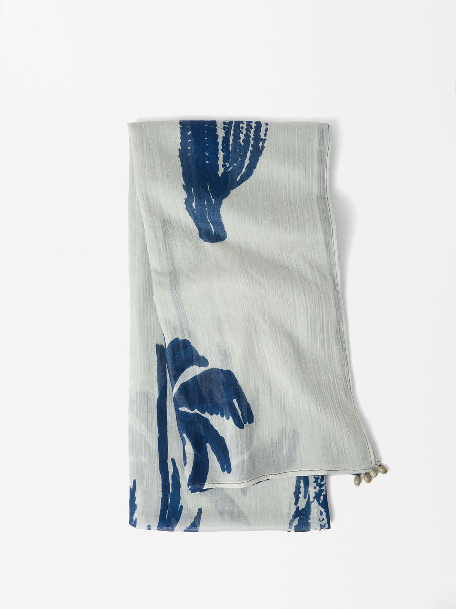 Cotton printed scarf
