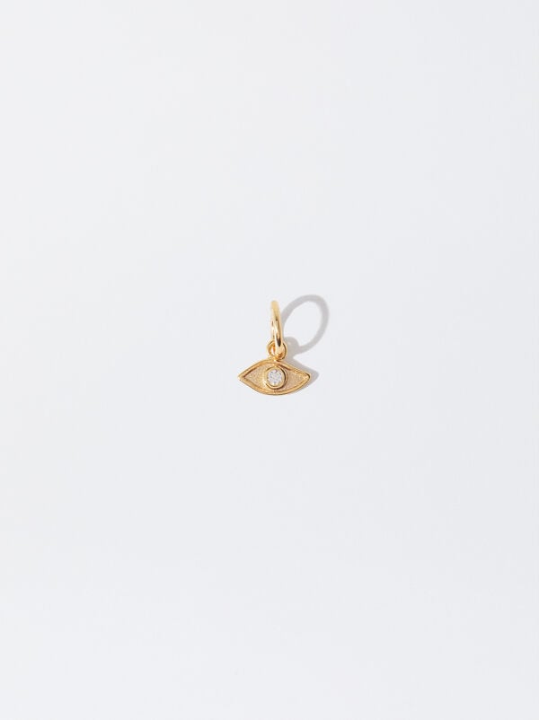 925 silver eye charm