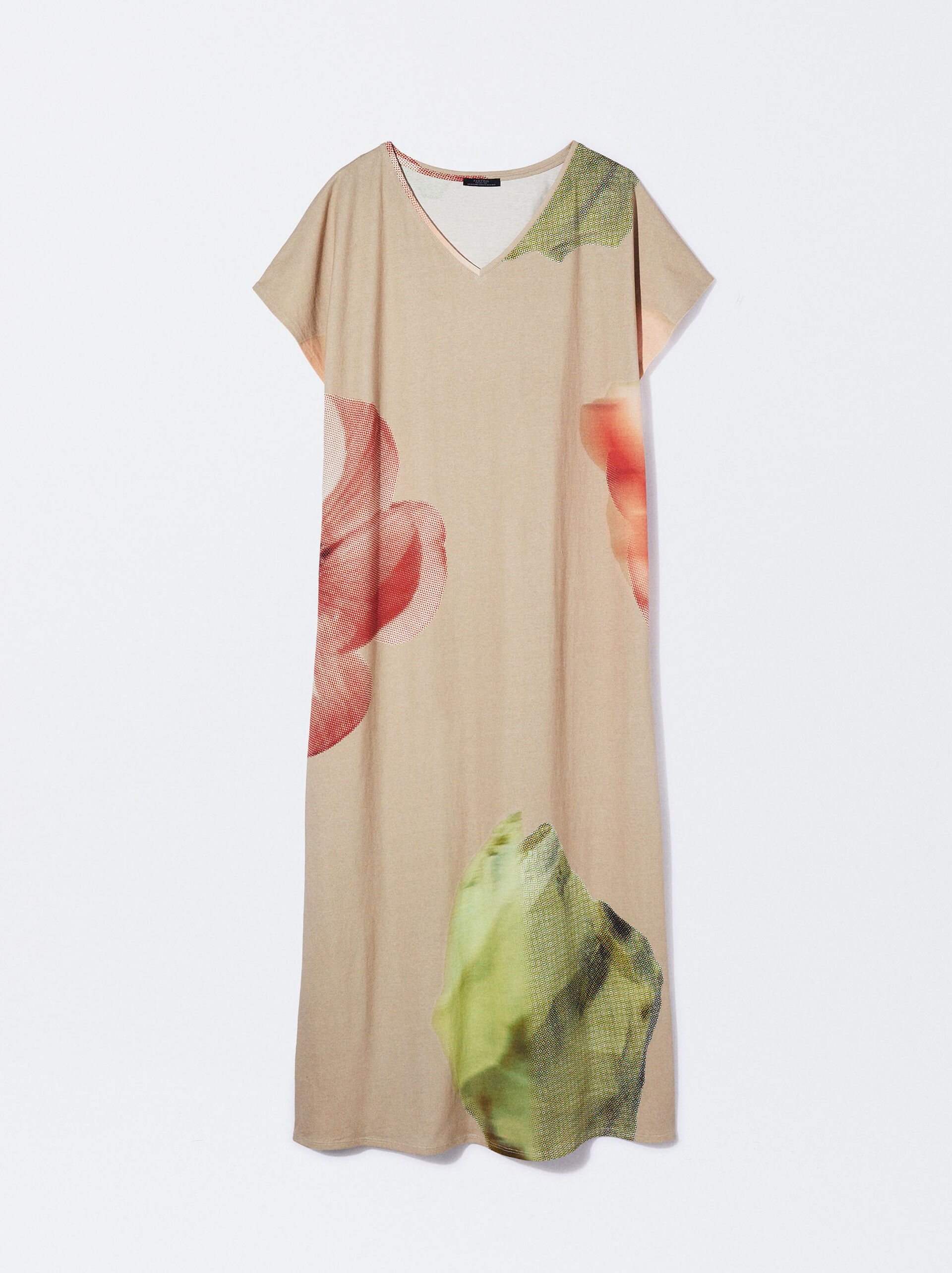 Langes Kleid Mit Print image number 4.0