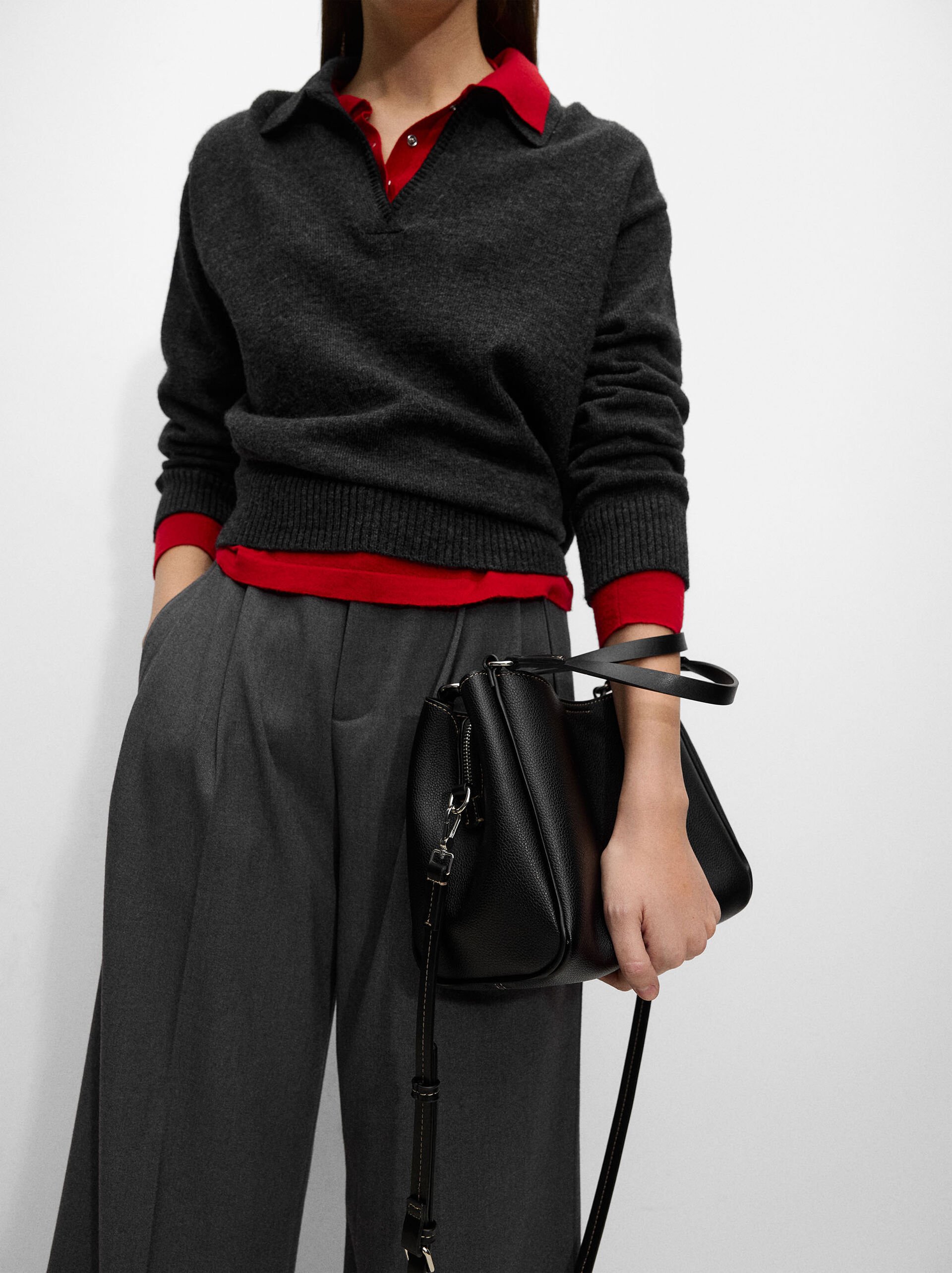Bolso tote color block image number 1.0