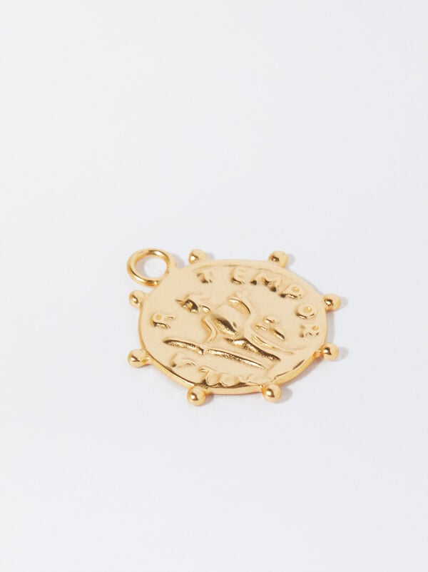 925 silver medal charm