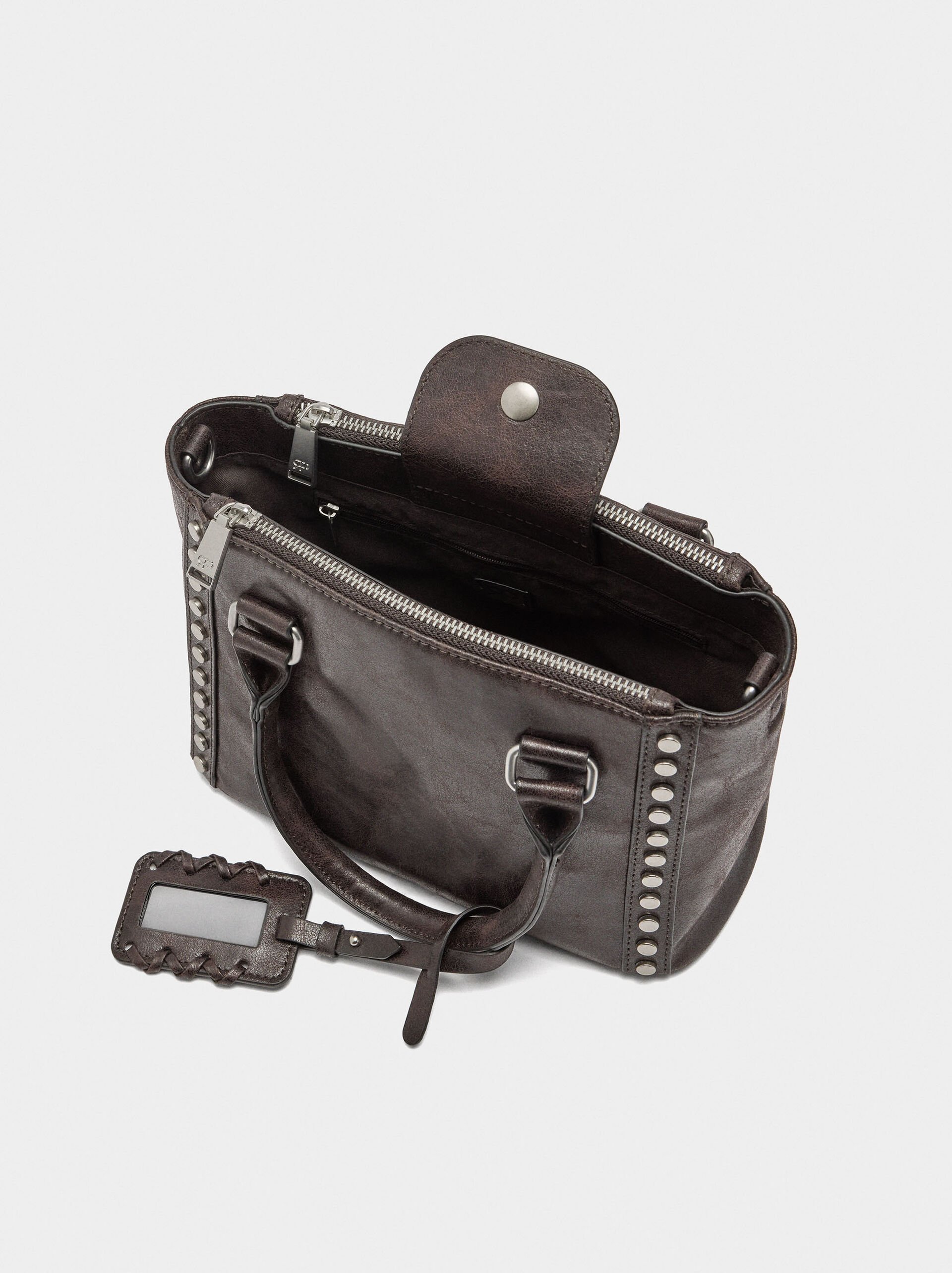 Tote bag with studs image number 3.0