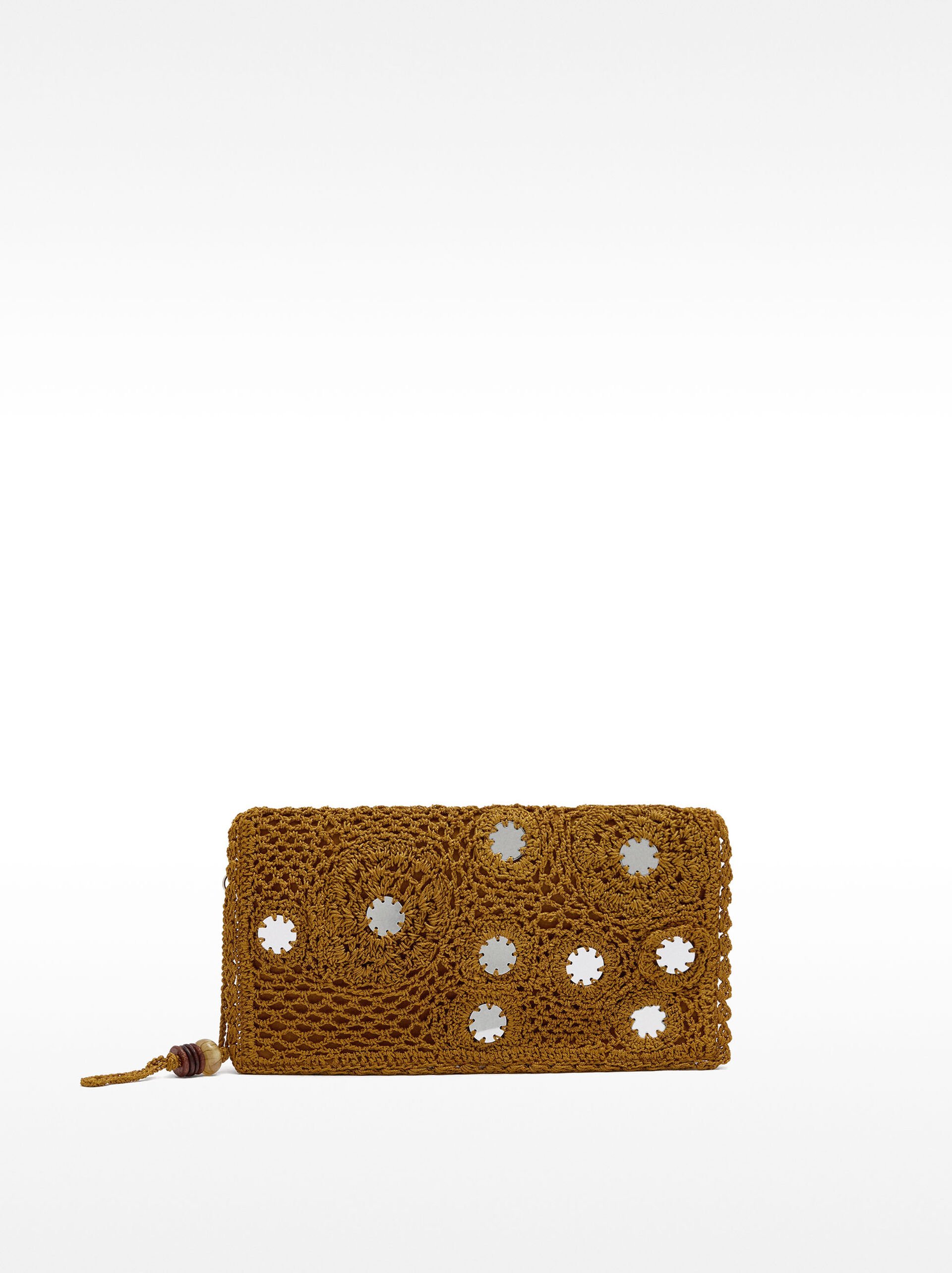 Borsa a rete con effetto specchio image number 1.0