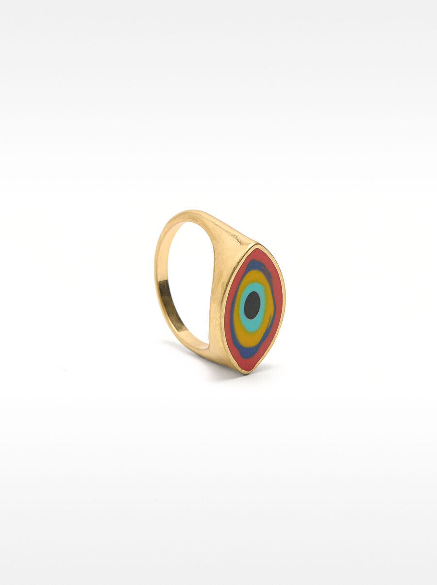 Multicolor eye ring