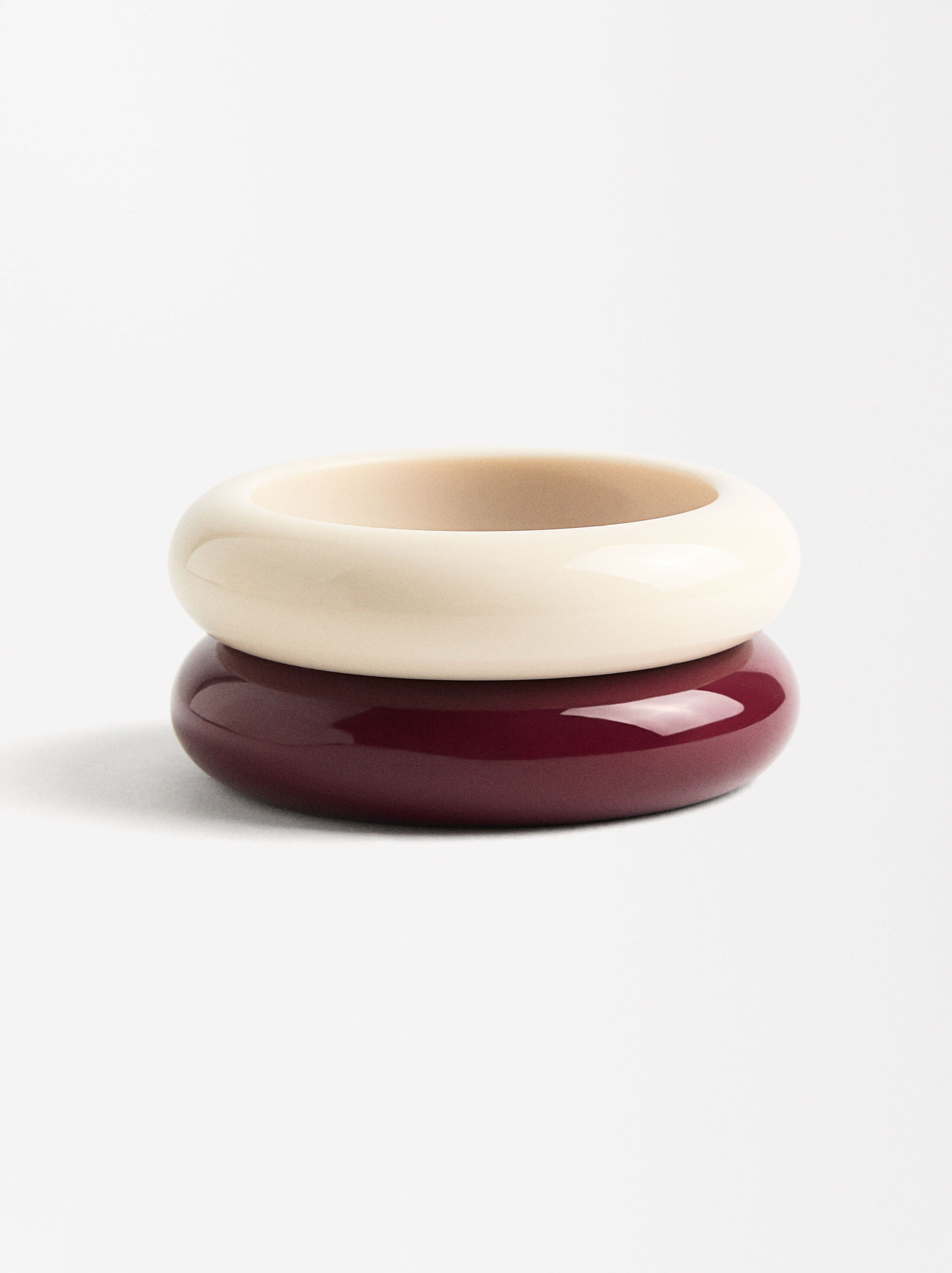 Bicolor bracelet set image number 0.0