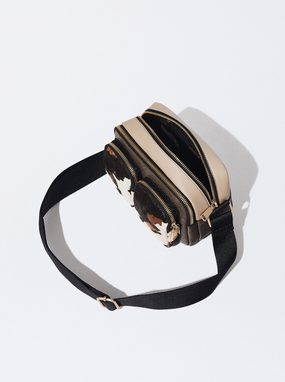 Crossbody Leather Bag, Multicolor, hi-res