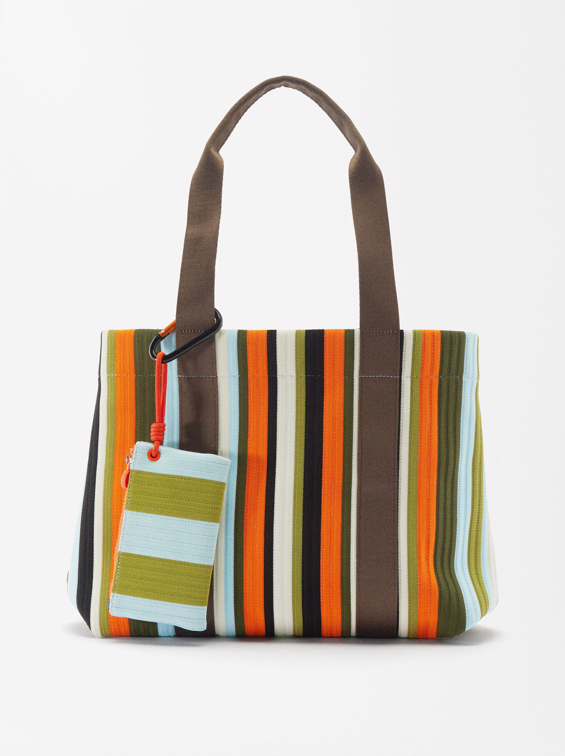 Borsa Tote A Righe L image number 1.0