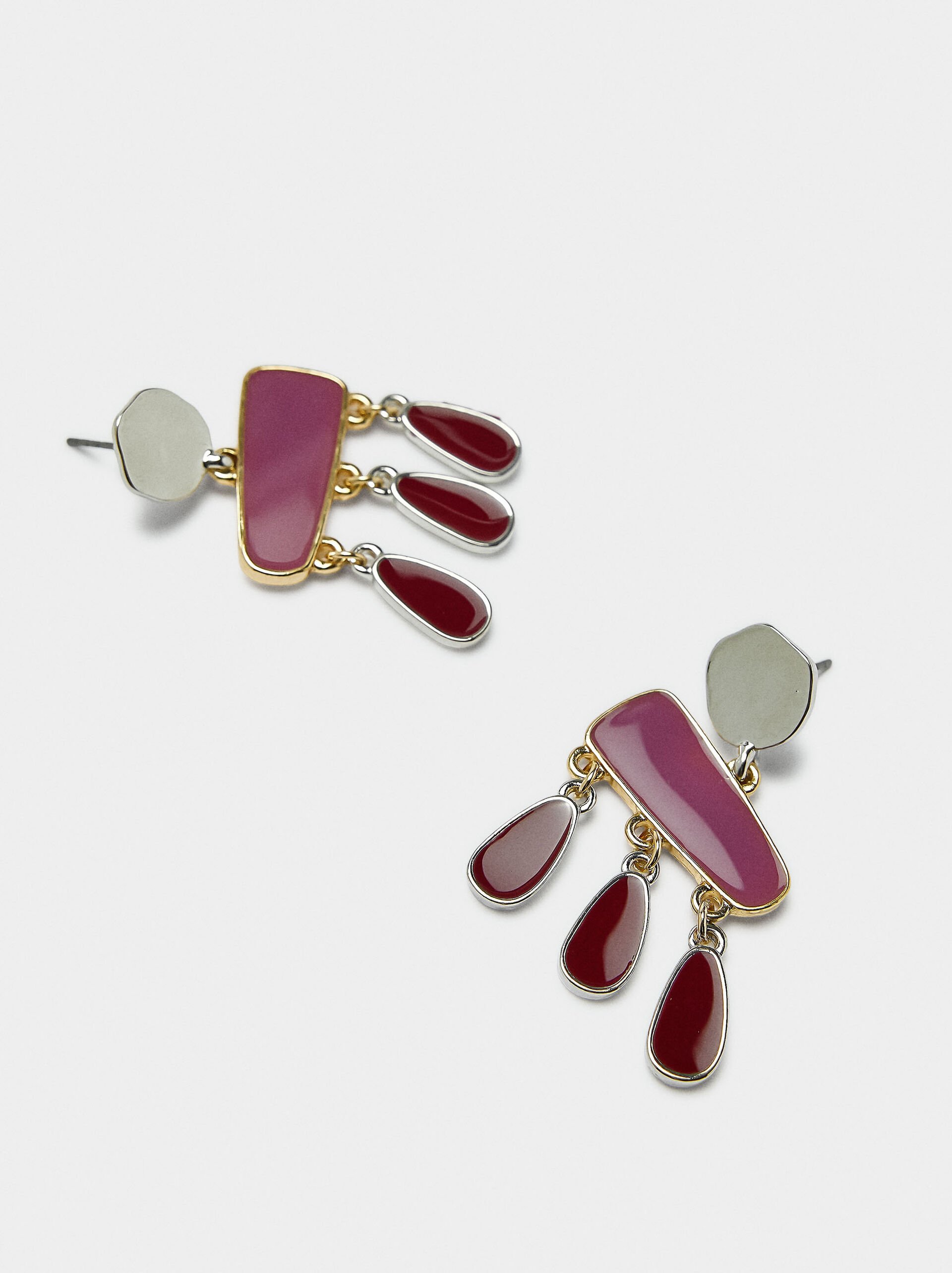 Earrings with enamel image number 1.0