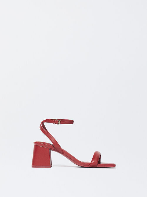 High-Heel Sandals With Ankle Straps