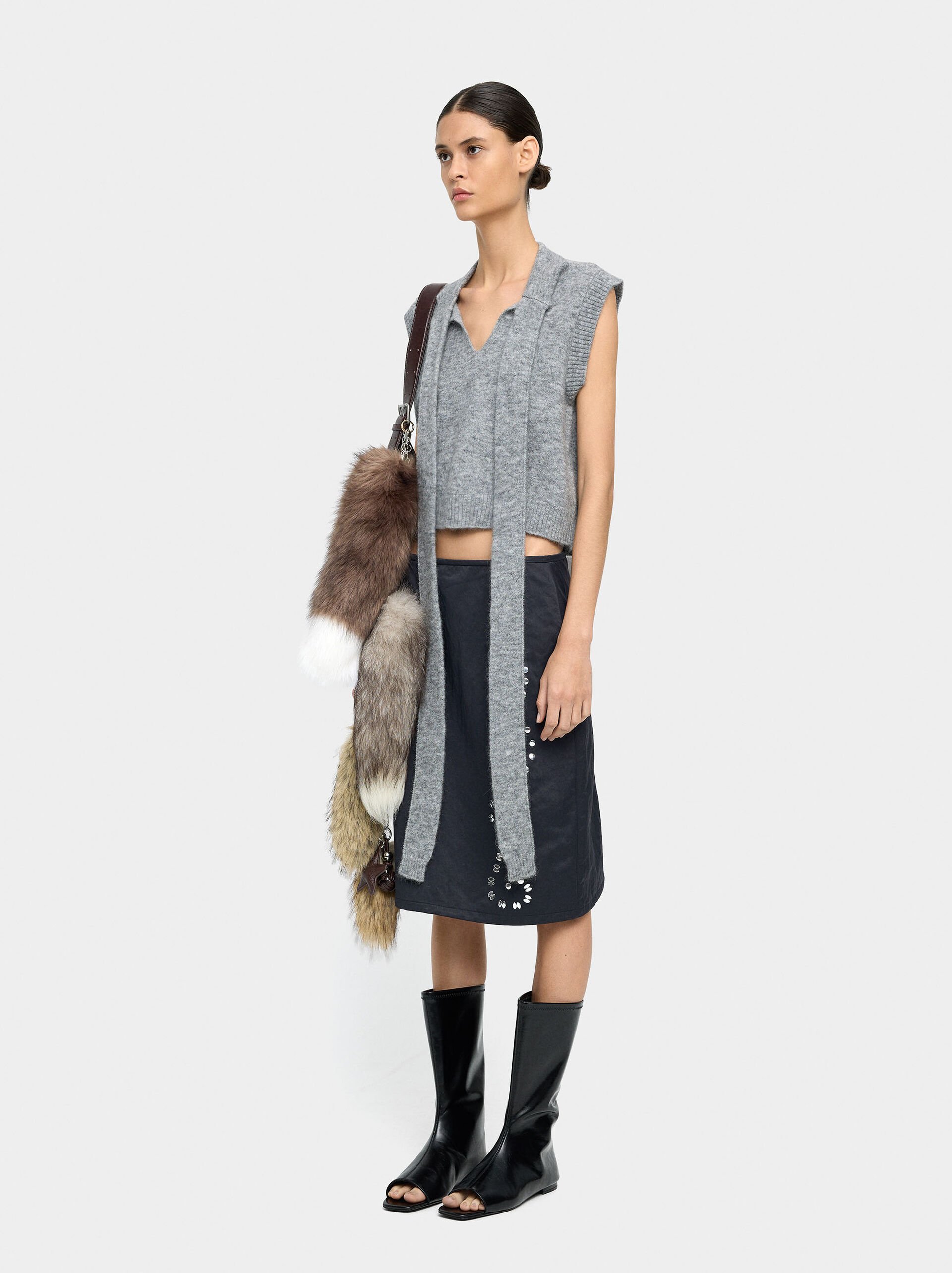 Knit vest image number 0.0