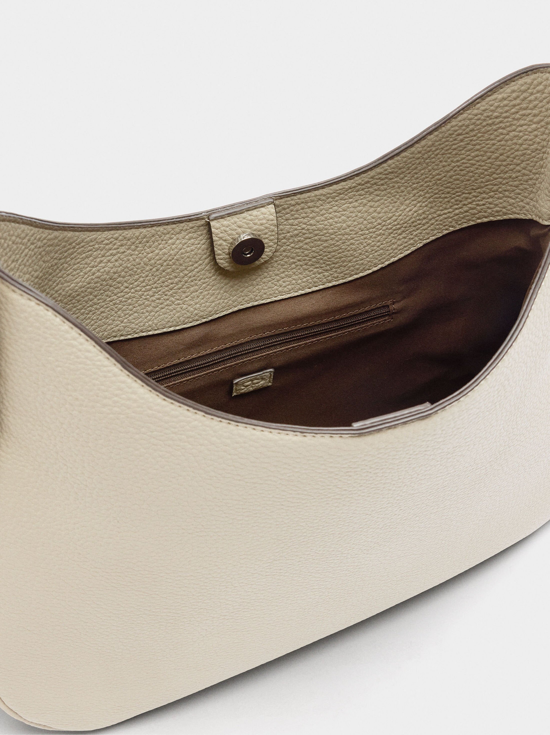 Shoulder bag with texture image number 3.0