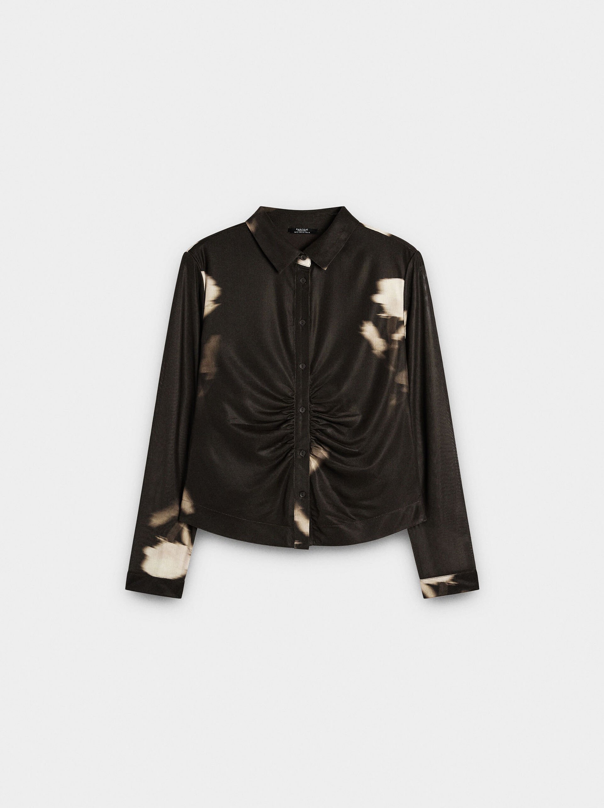 Printed long sleeve shirt image number 5.0