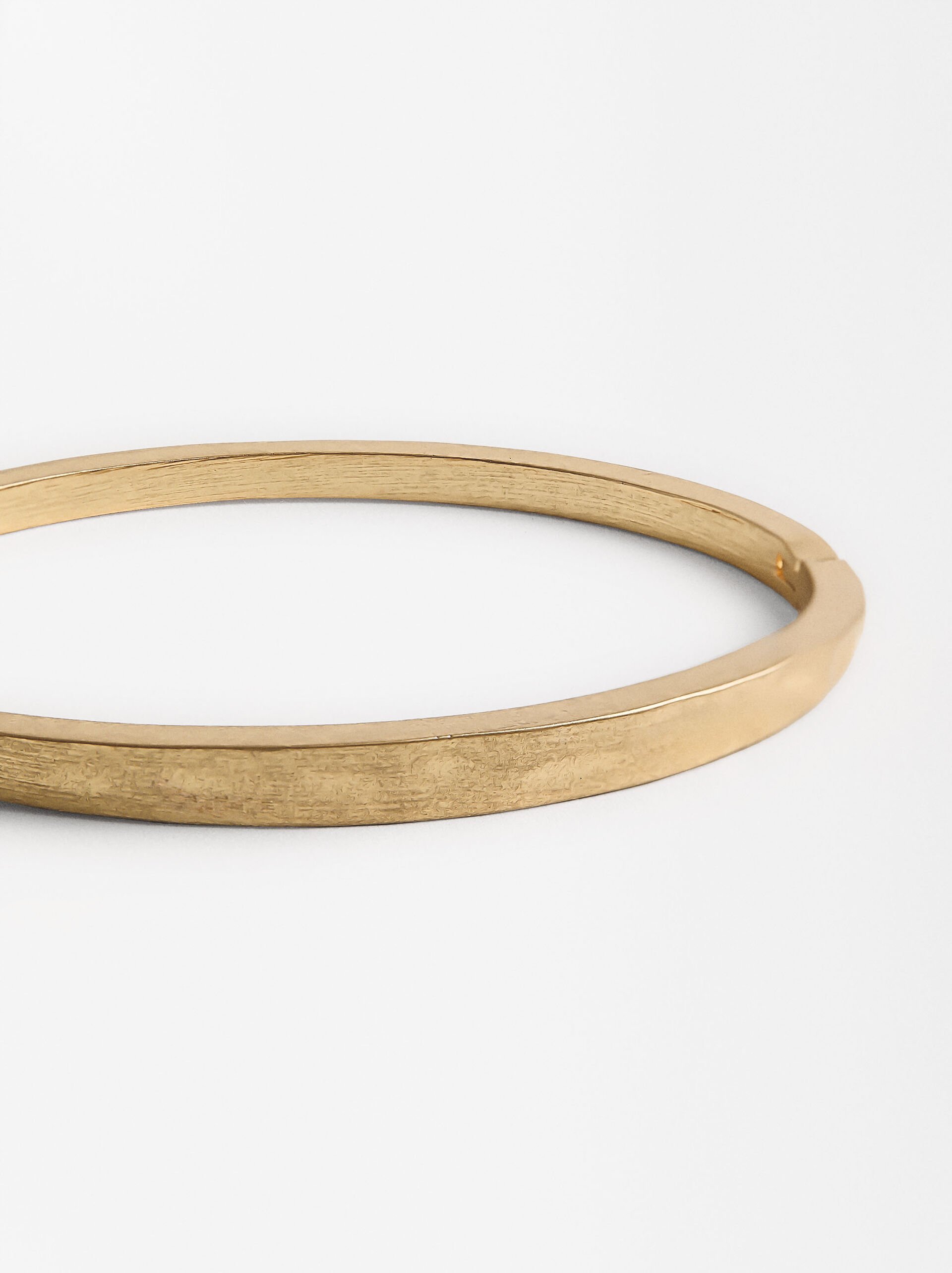 Gold rigid bracelet image number 2.0