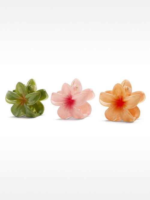 Set de pasadores para el pelo con flor