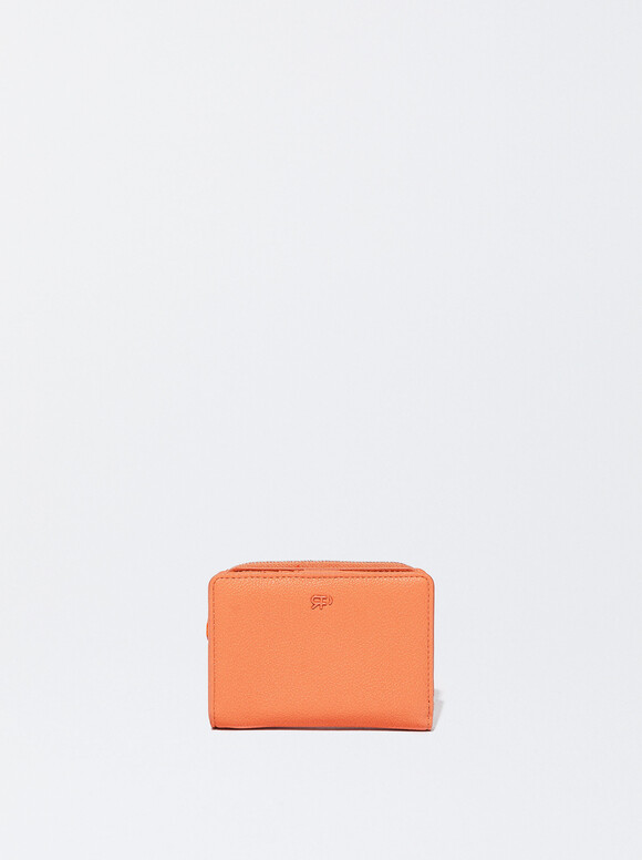 Portefeuille Basique, Orange, hi-res