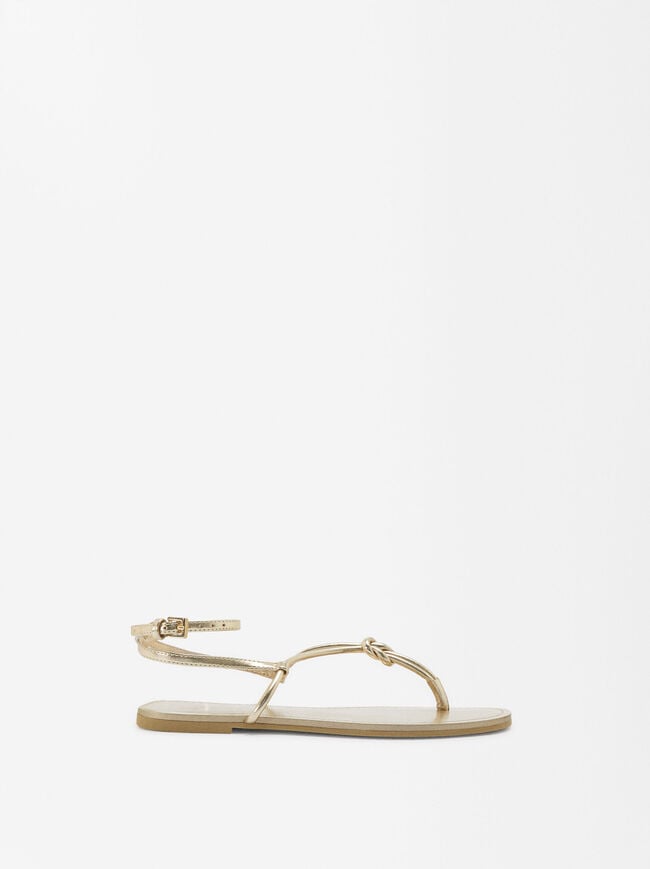Flat Strappy Sandals image number 0.0