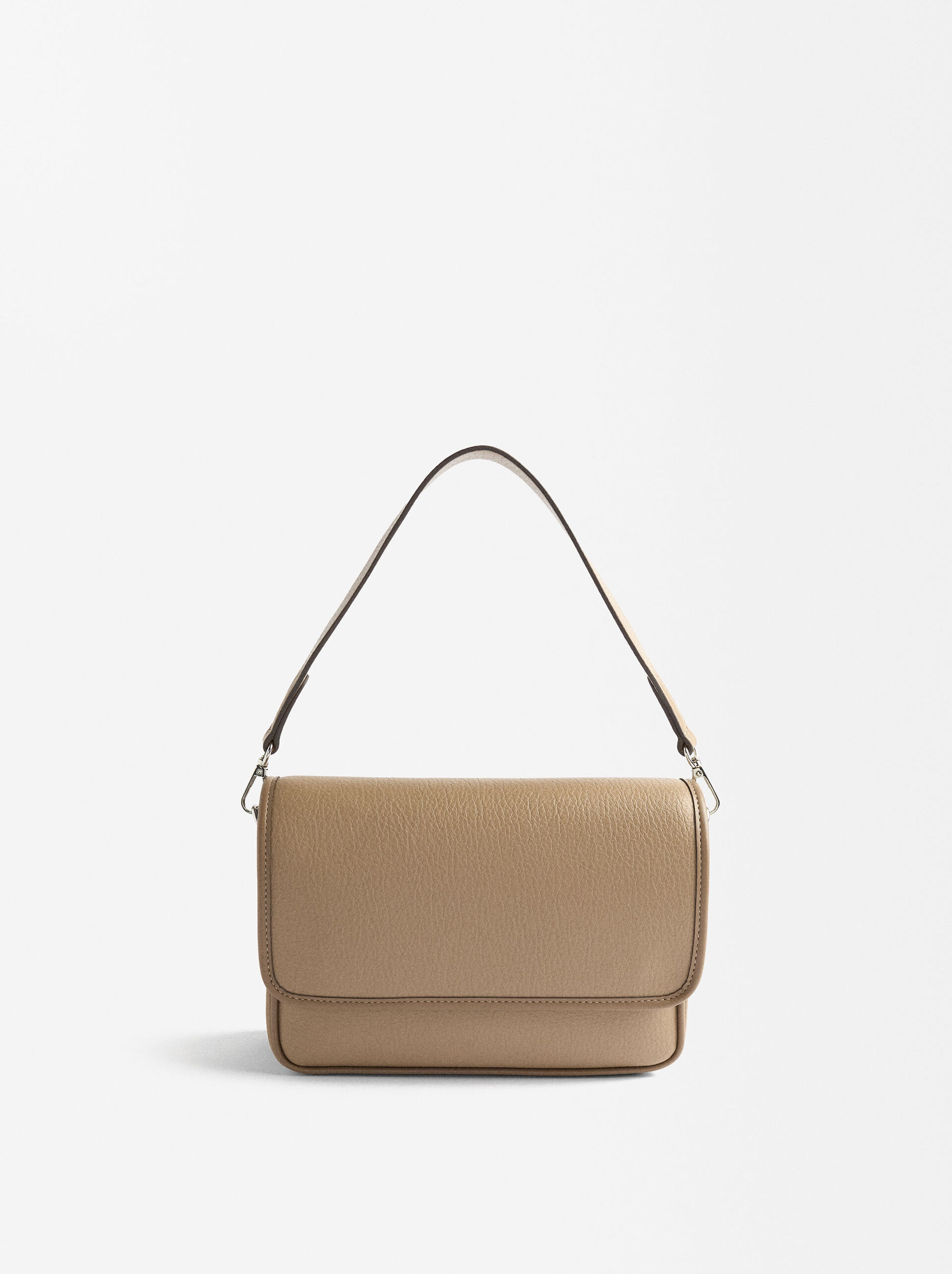 Textured shoulder bag image number 0.0