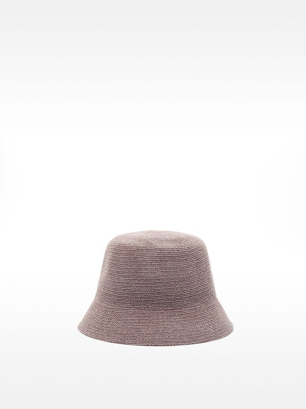 Knitted bucket hat