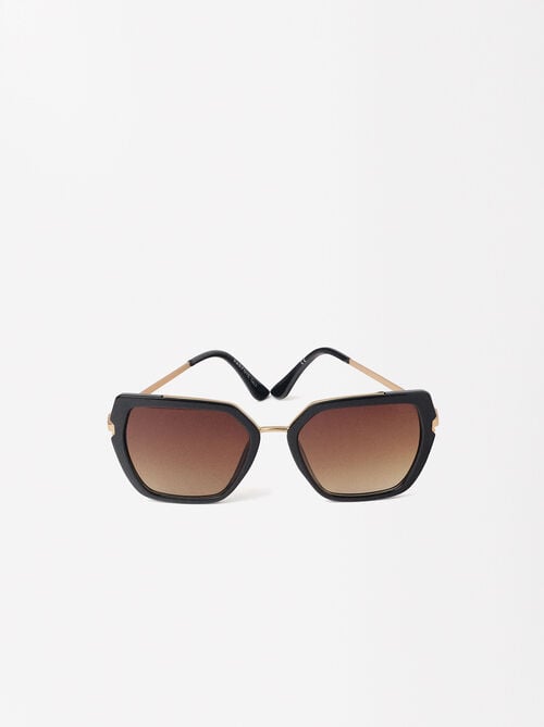 Quadratische Sonnenbrille