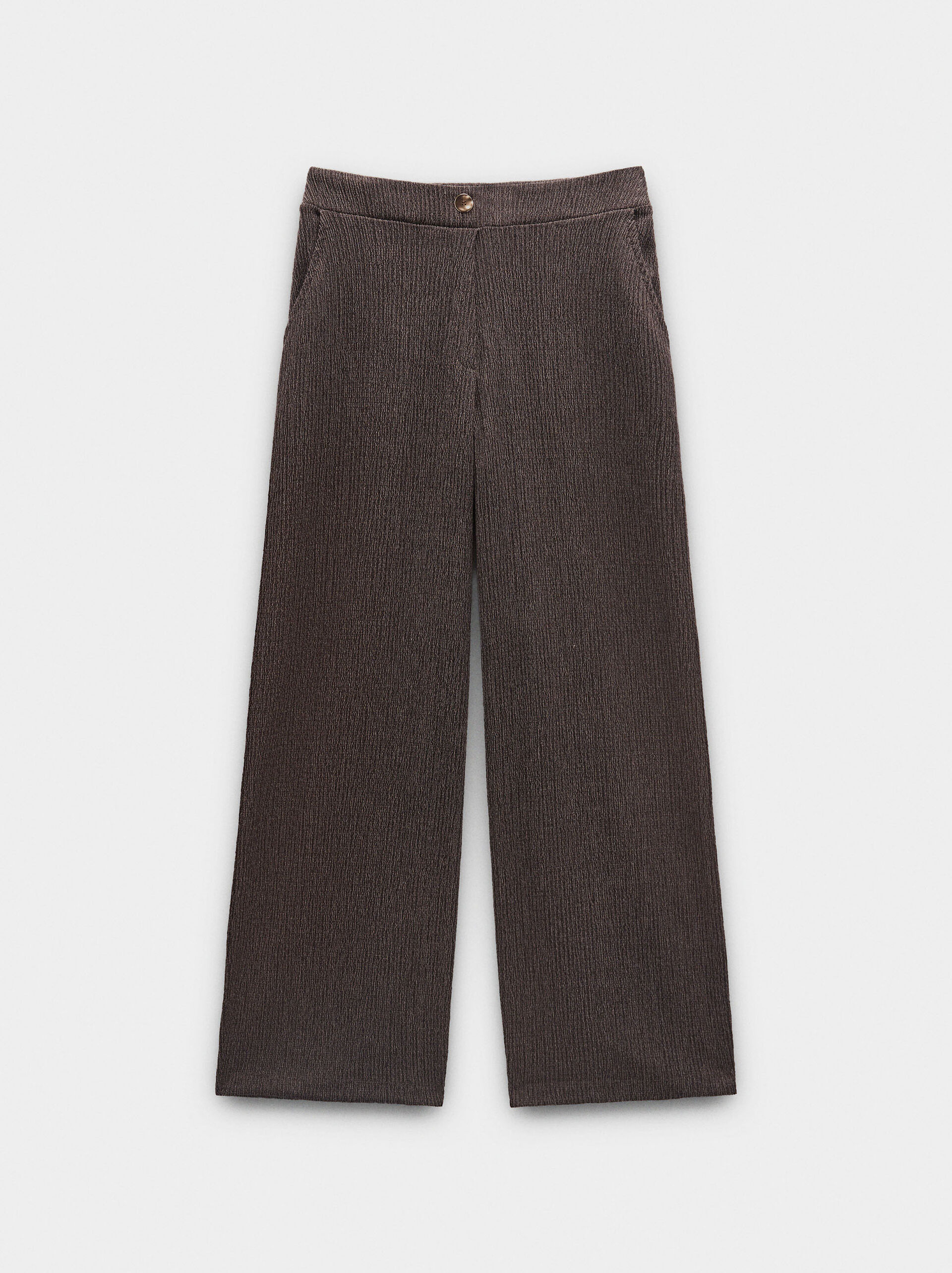 Trousers with pockets and texture image number 4.0