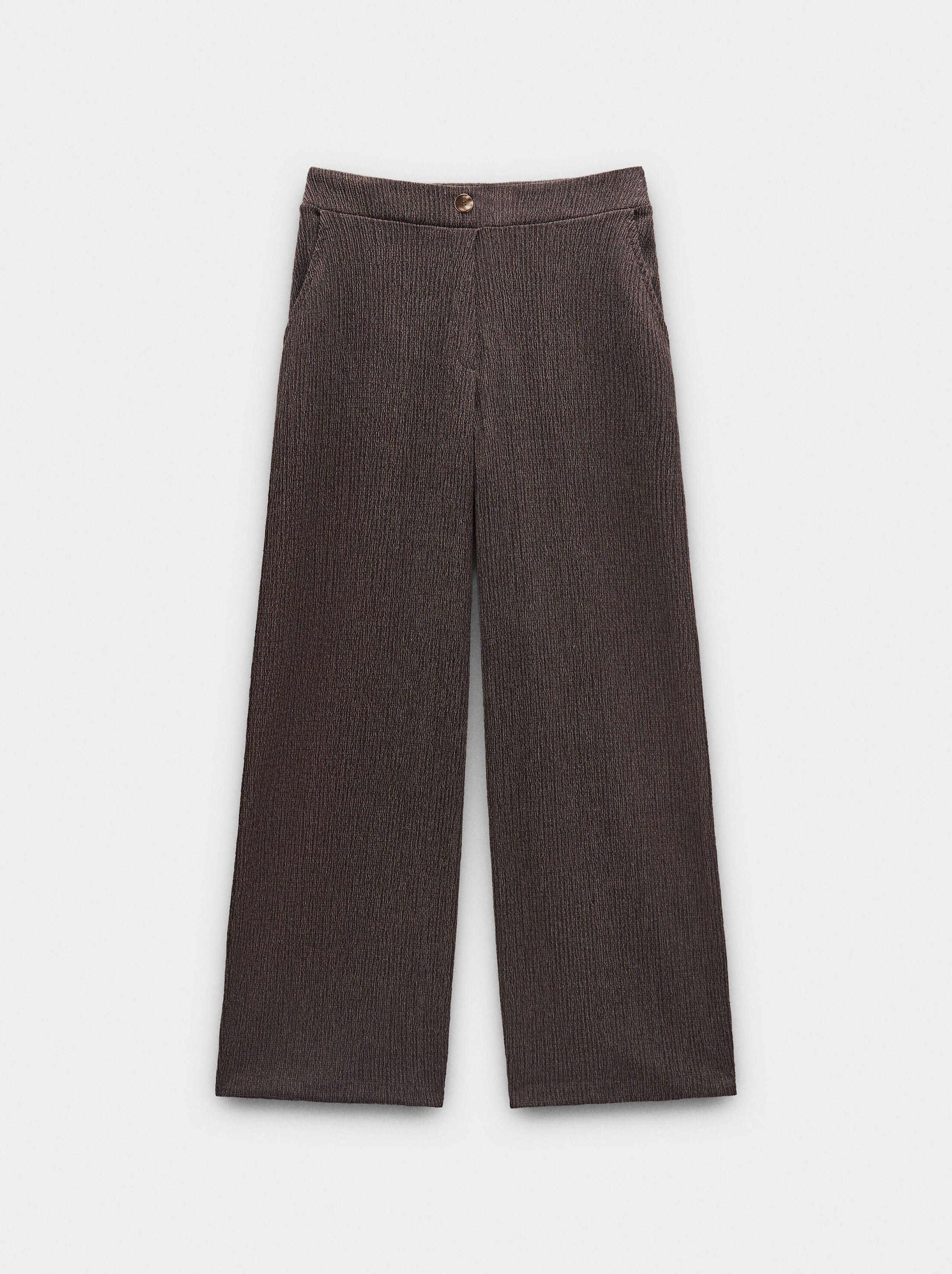 Pantalons amb butxaques i textura image number 4.0