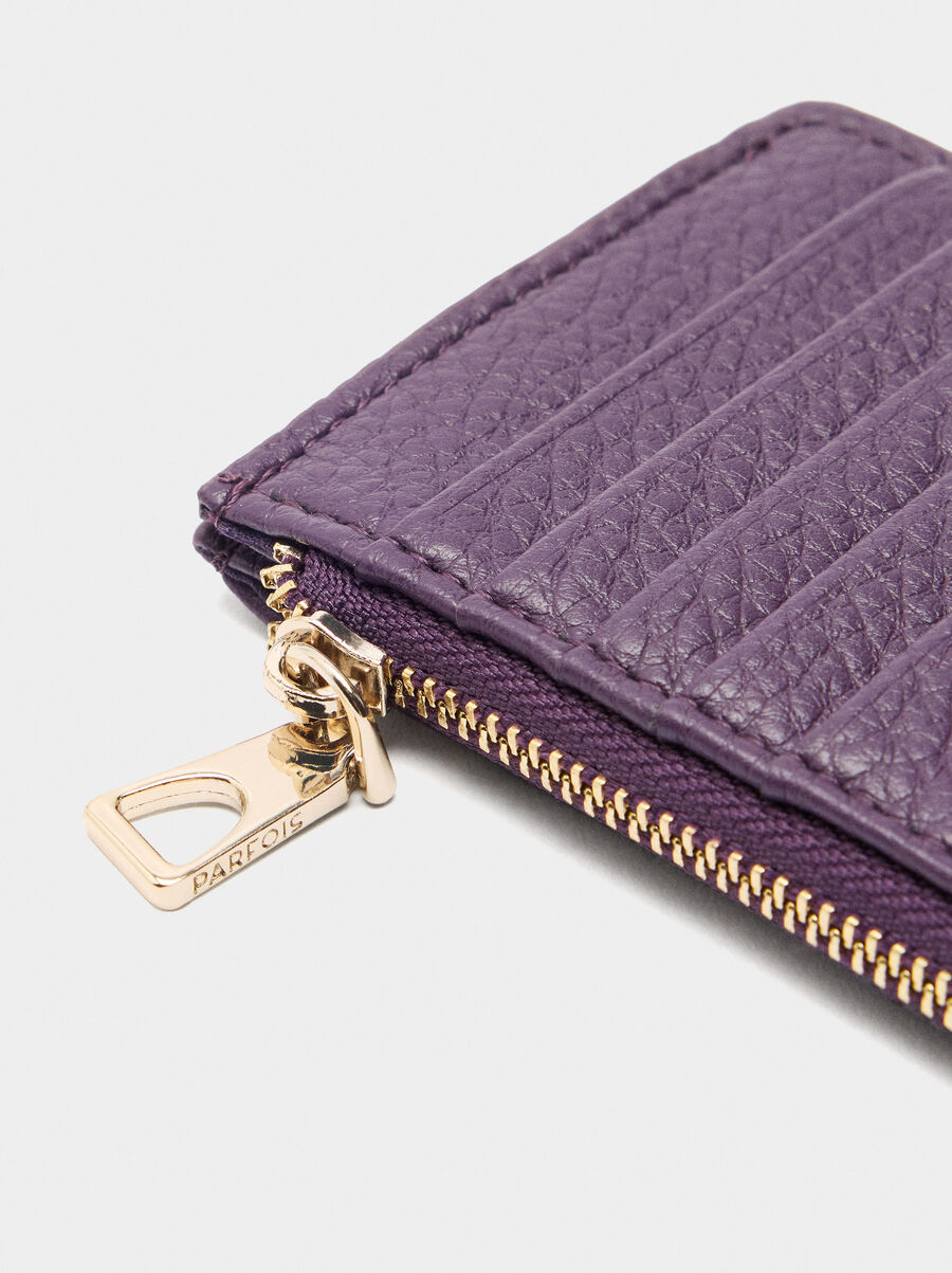 Basic card holder with texture