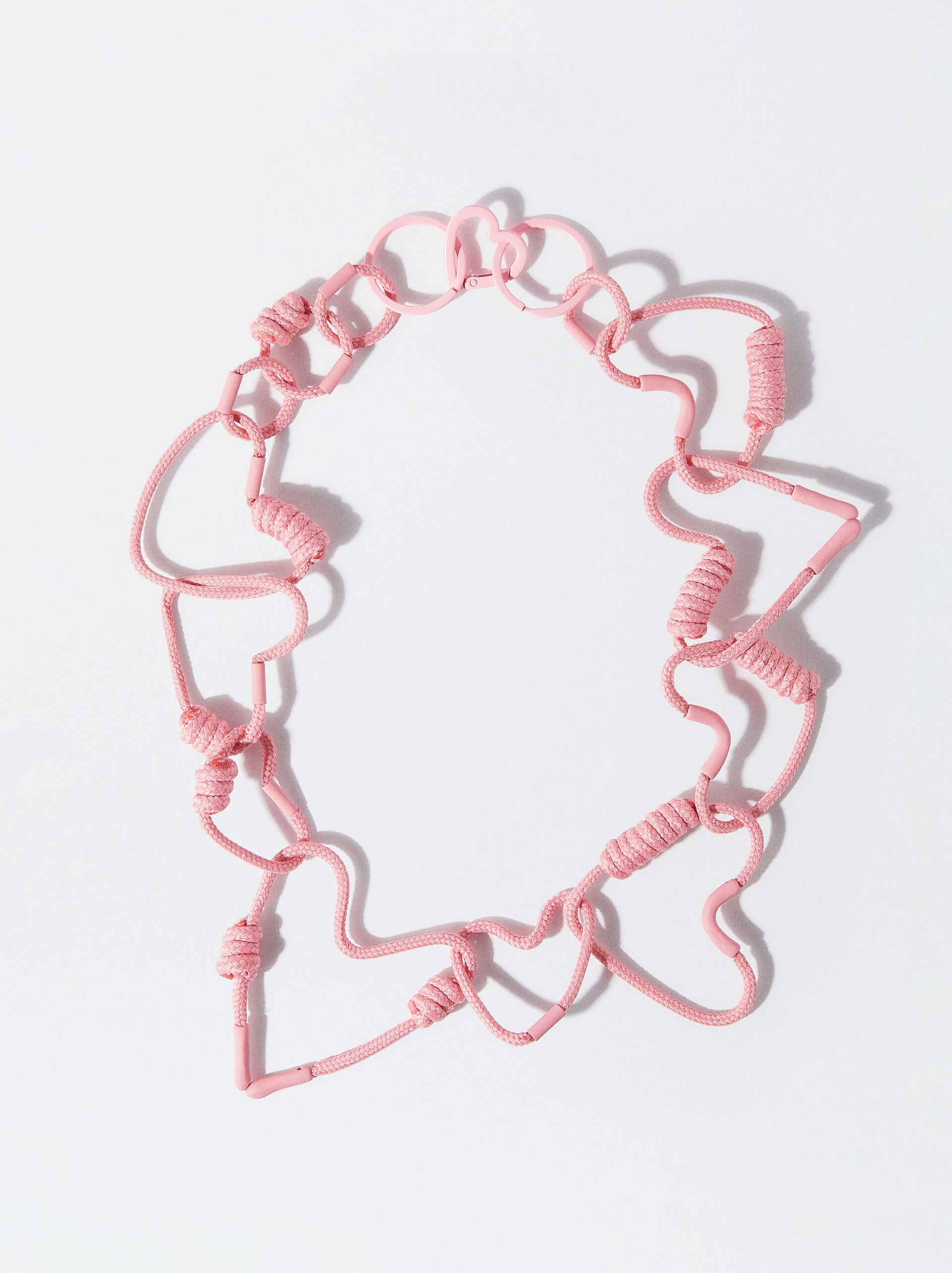 Online Exclusive - Knotted Hearts Necklace image number 0.0