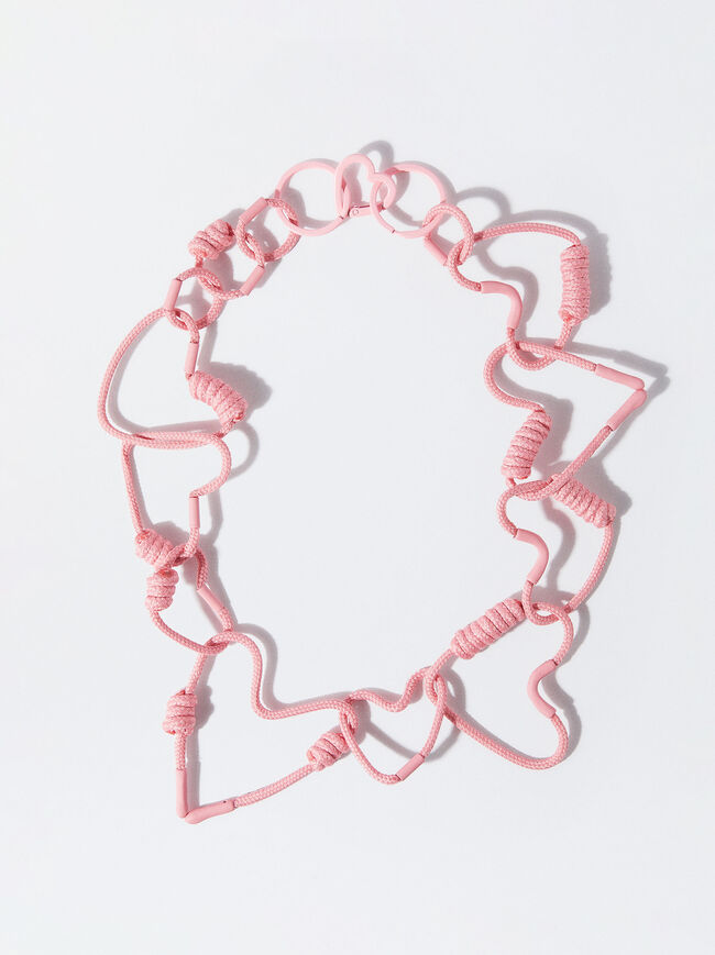 Online Exclusive - Knotted Hearts Necklace image number 0.0