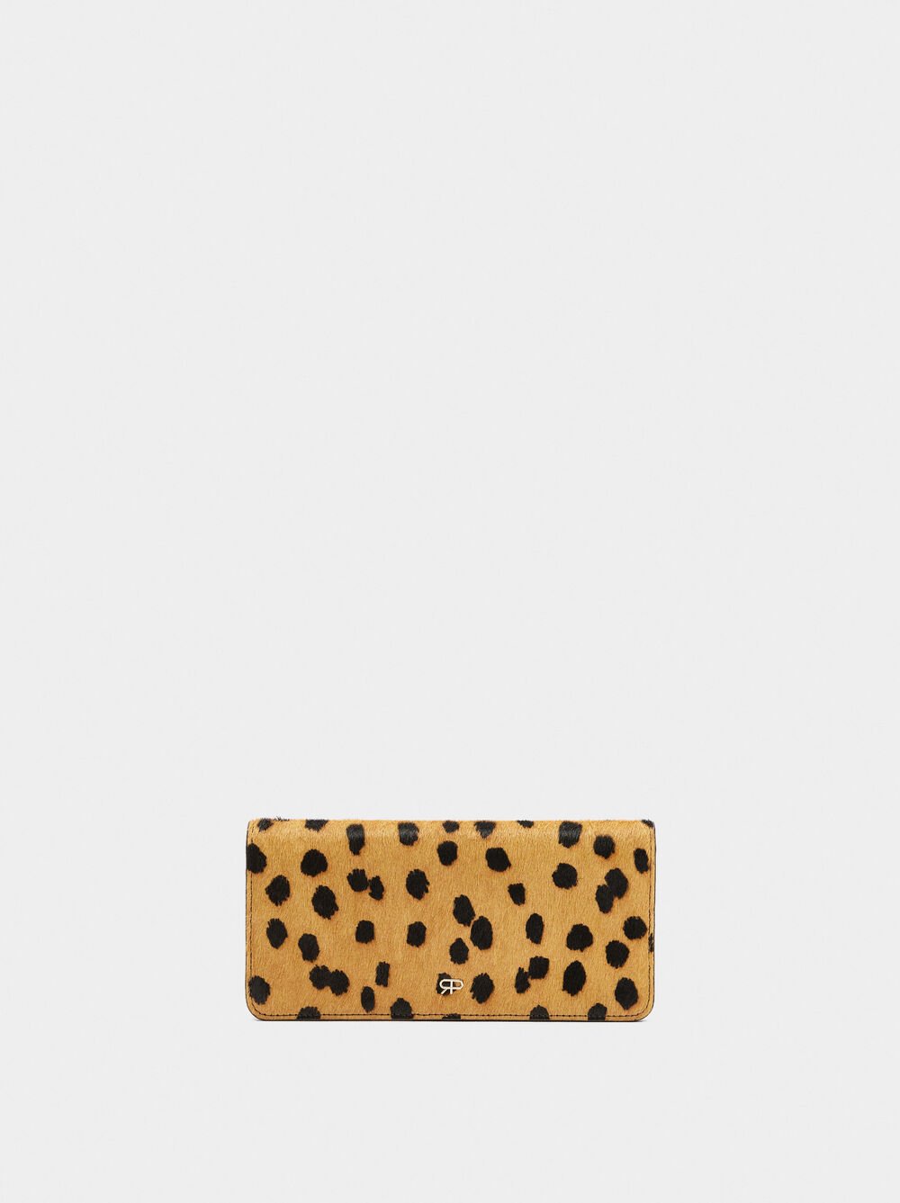 Cartera de piel estampado animal