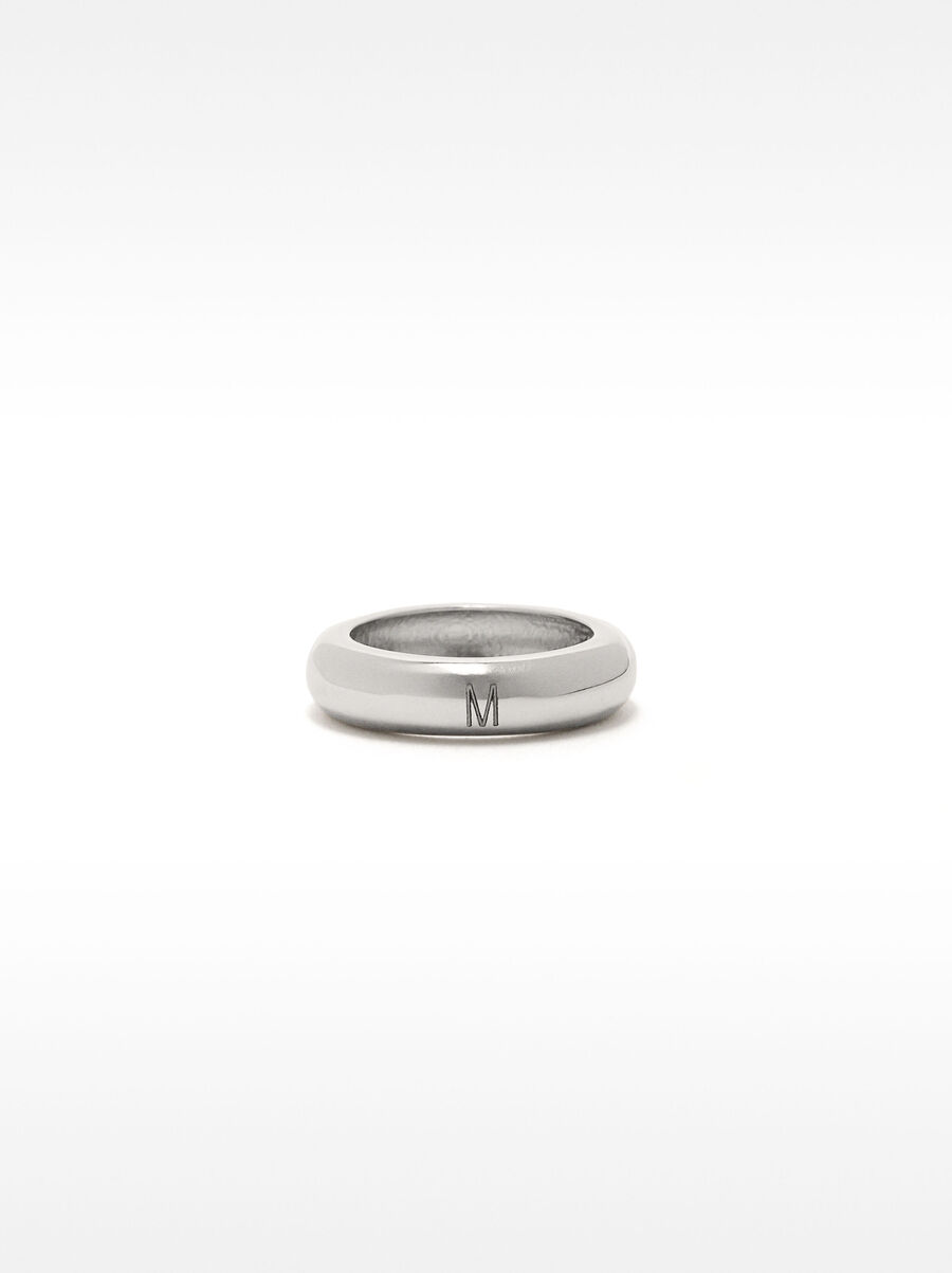 Rounded ring for pinky finger - 925 sterling silver