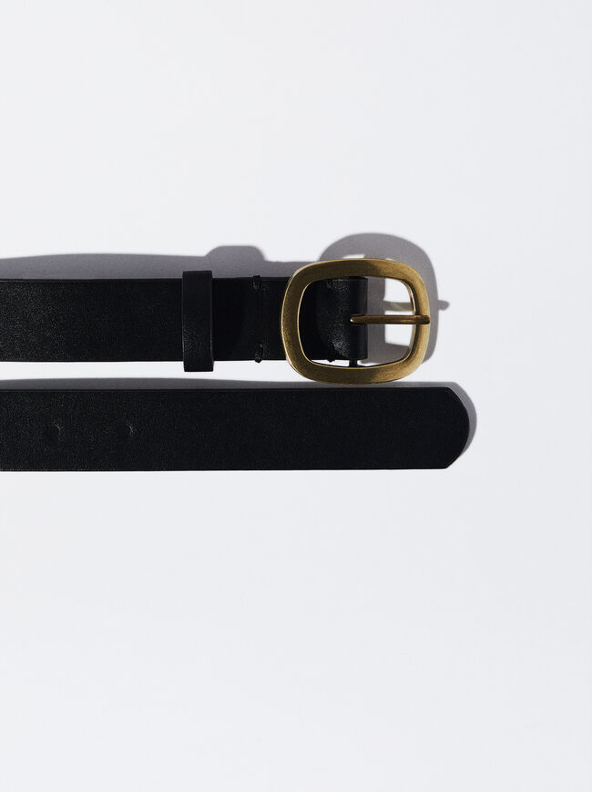 Plain Belt With Buckle image number 2.0