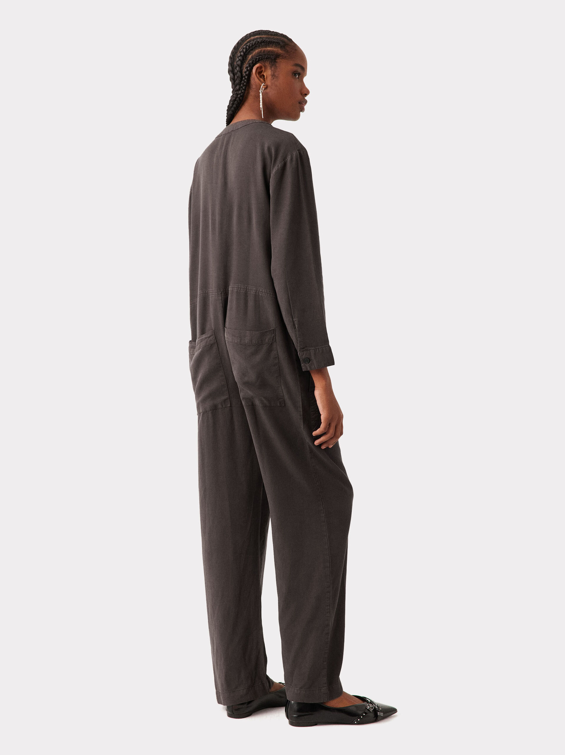 100% Lyocell Jumpsuit image number 4.0