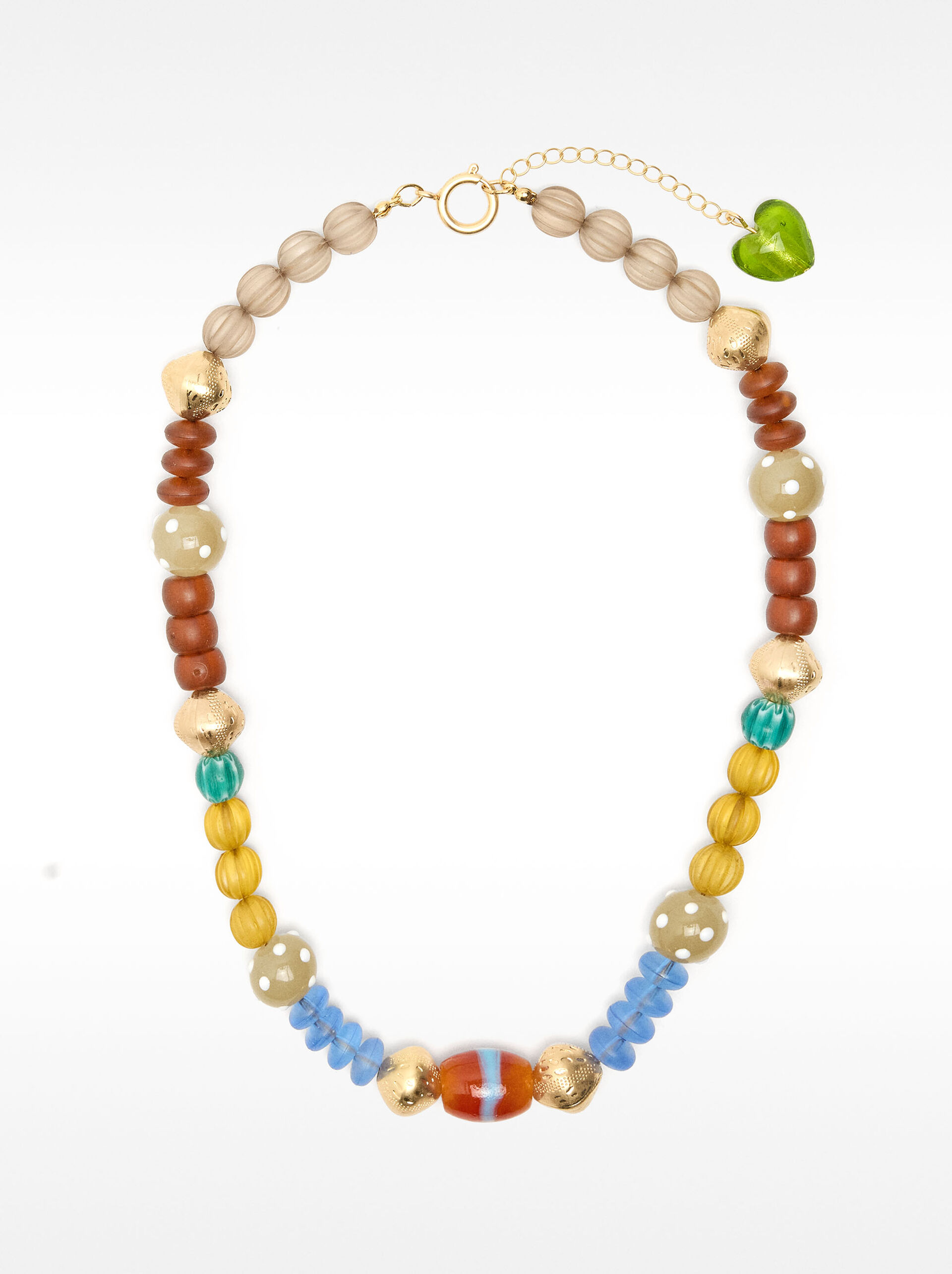 Beaded glass necklace image number 0.0