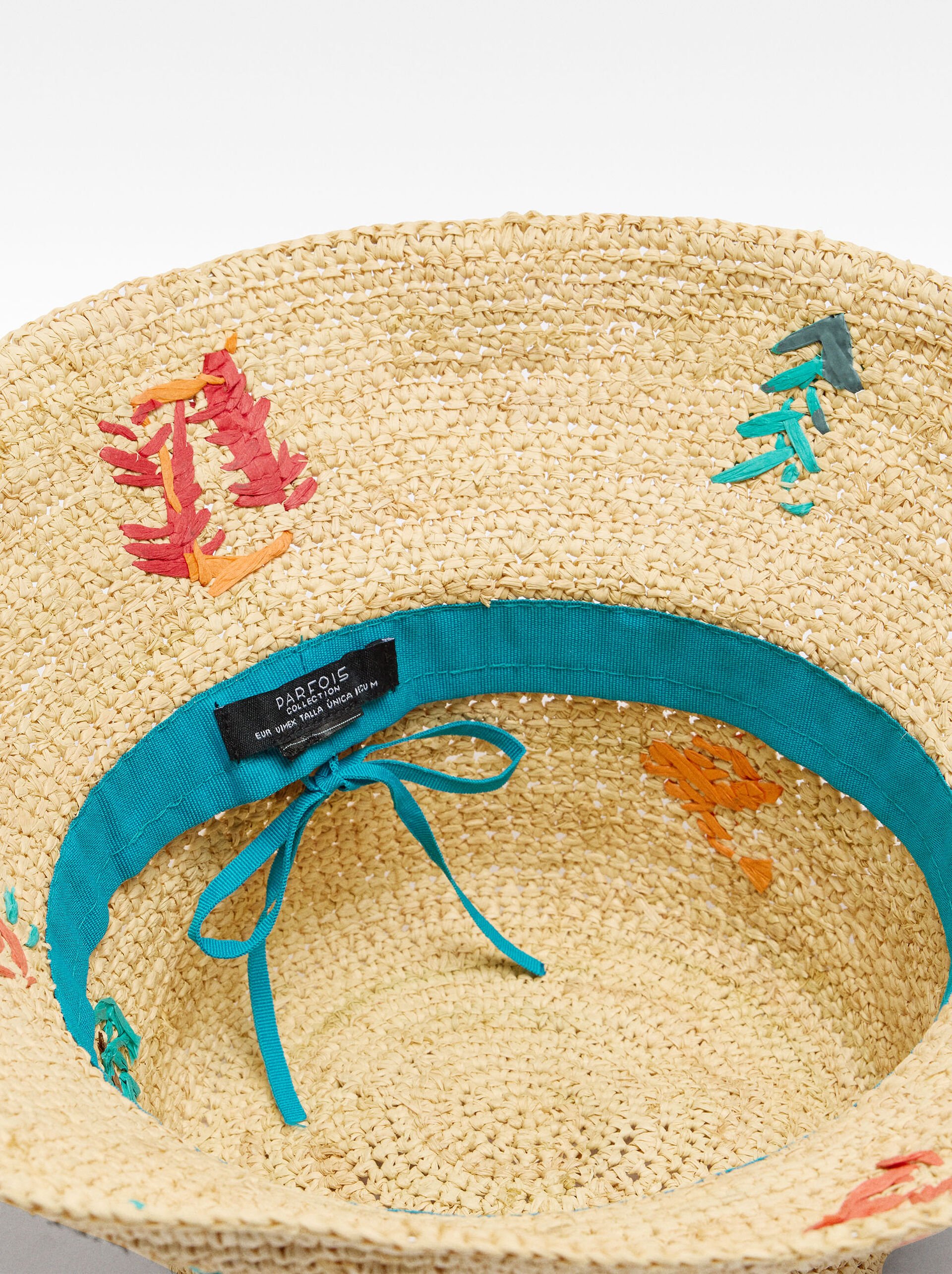 Cappello bucket effetto paglia image number 3.0