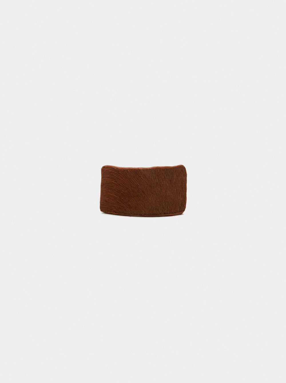 Élastique à cheveux avec détail en cuir