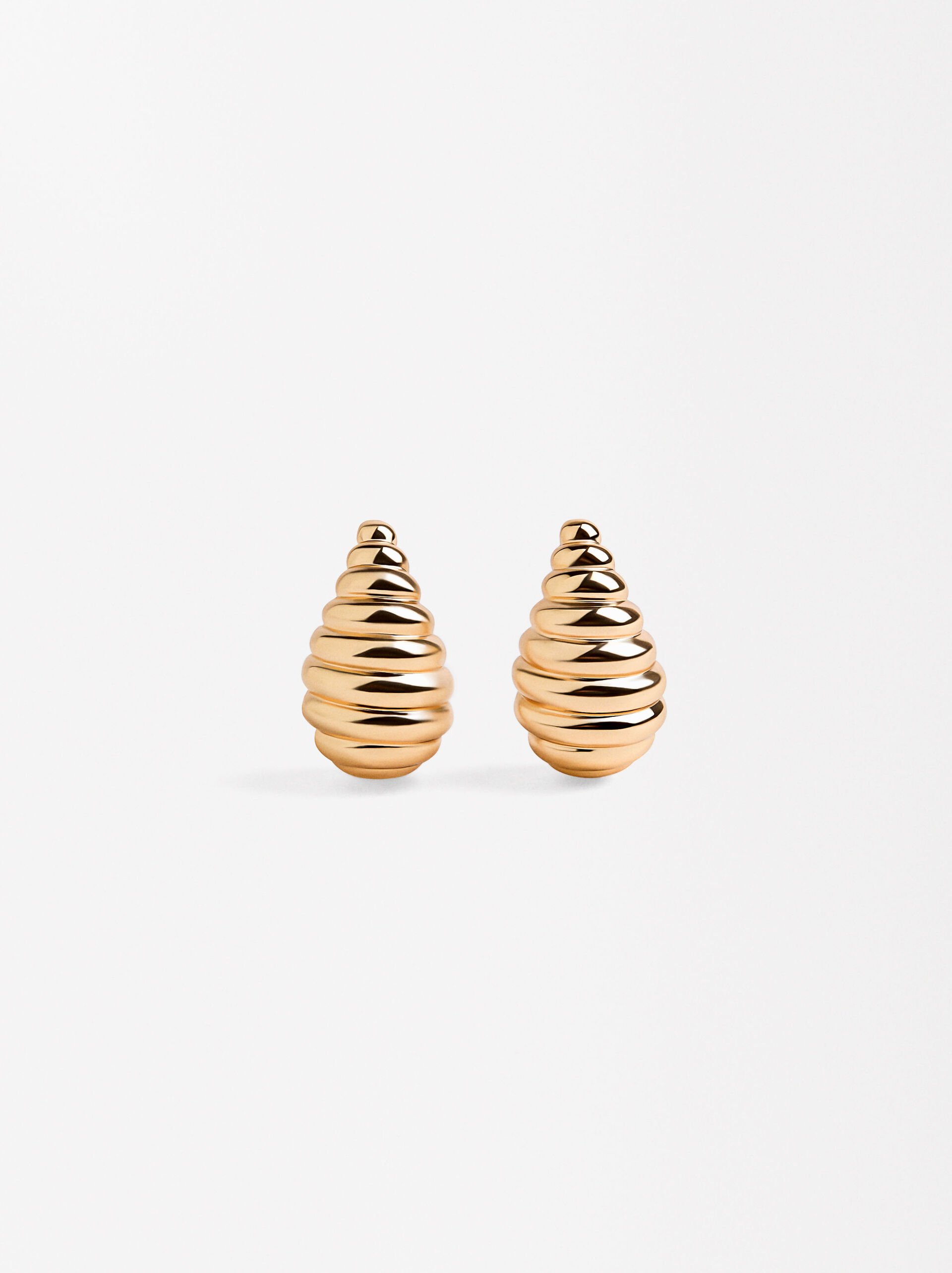 Ribbed drop earrings image number 0.0