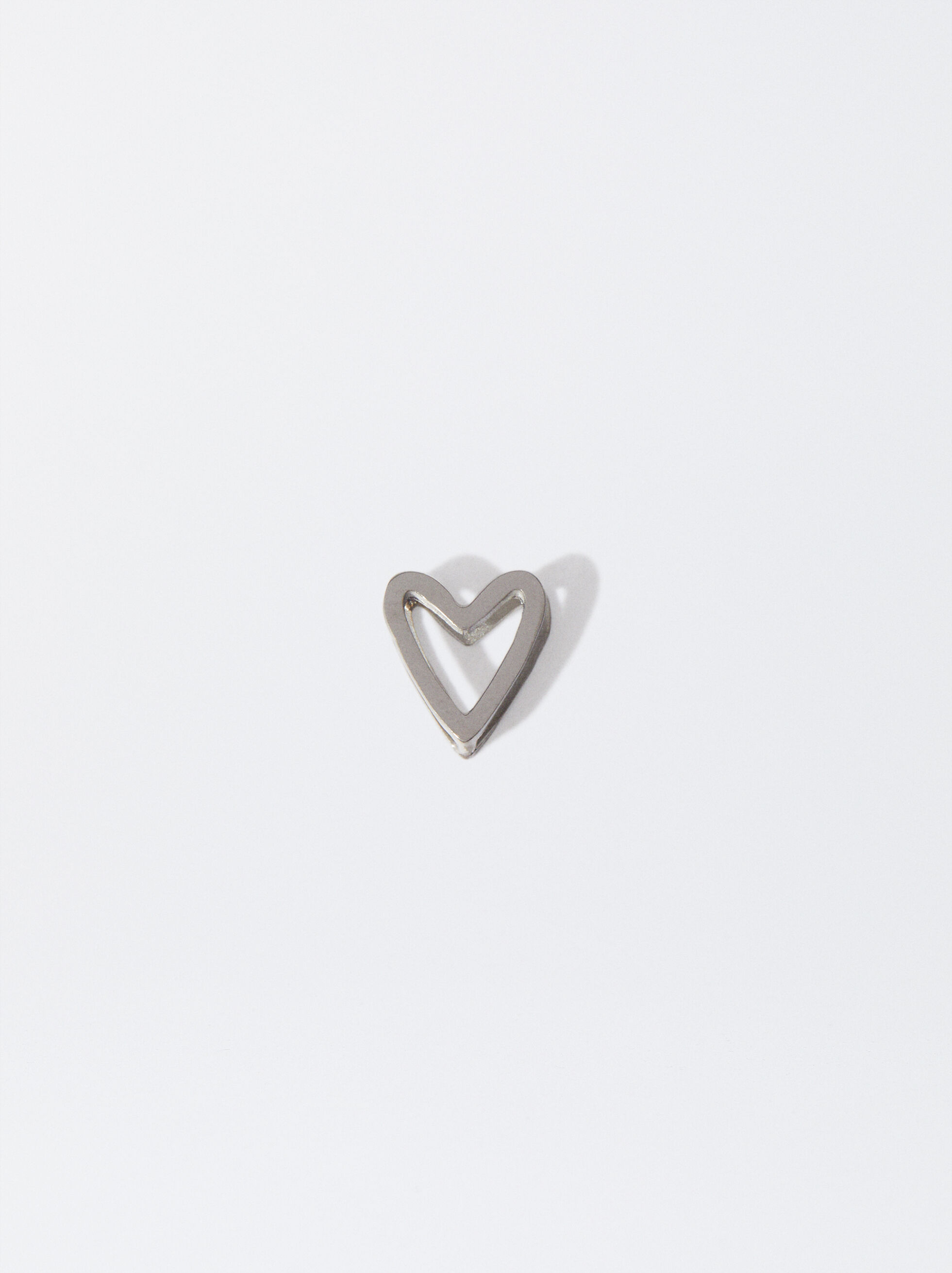 Stainless steel heart charm deals