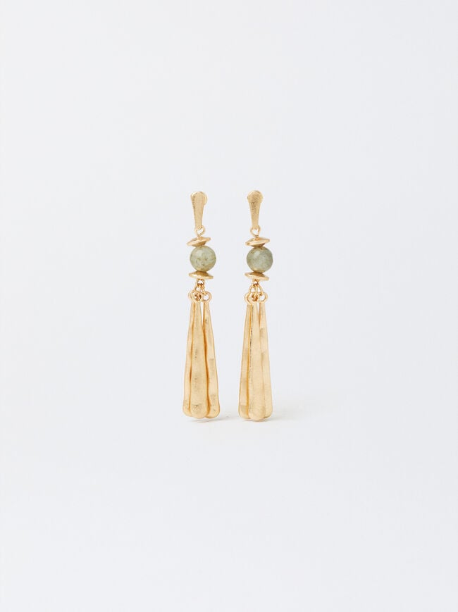 Long Earrings With Stone image number 0.0
