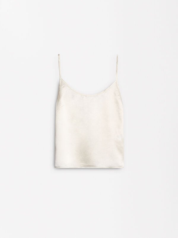 Satin top