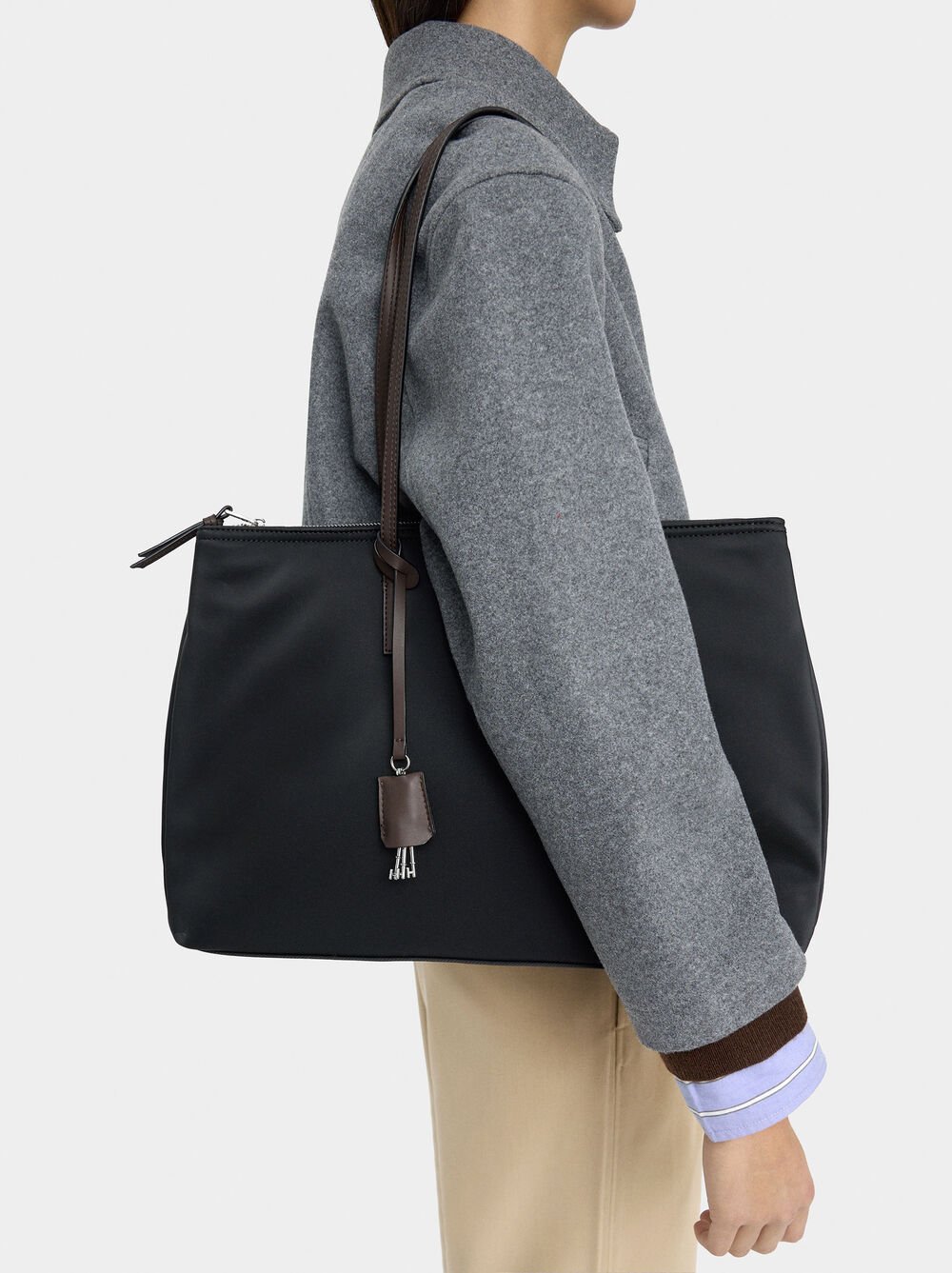 Borsa per laptop 13" effetto nylon