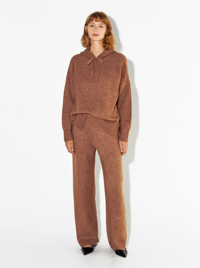 Knit Trousers image number 4.0