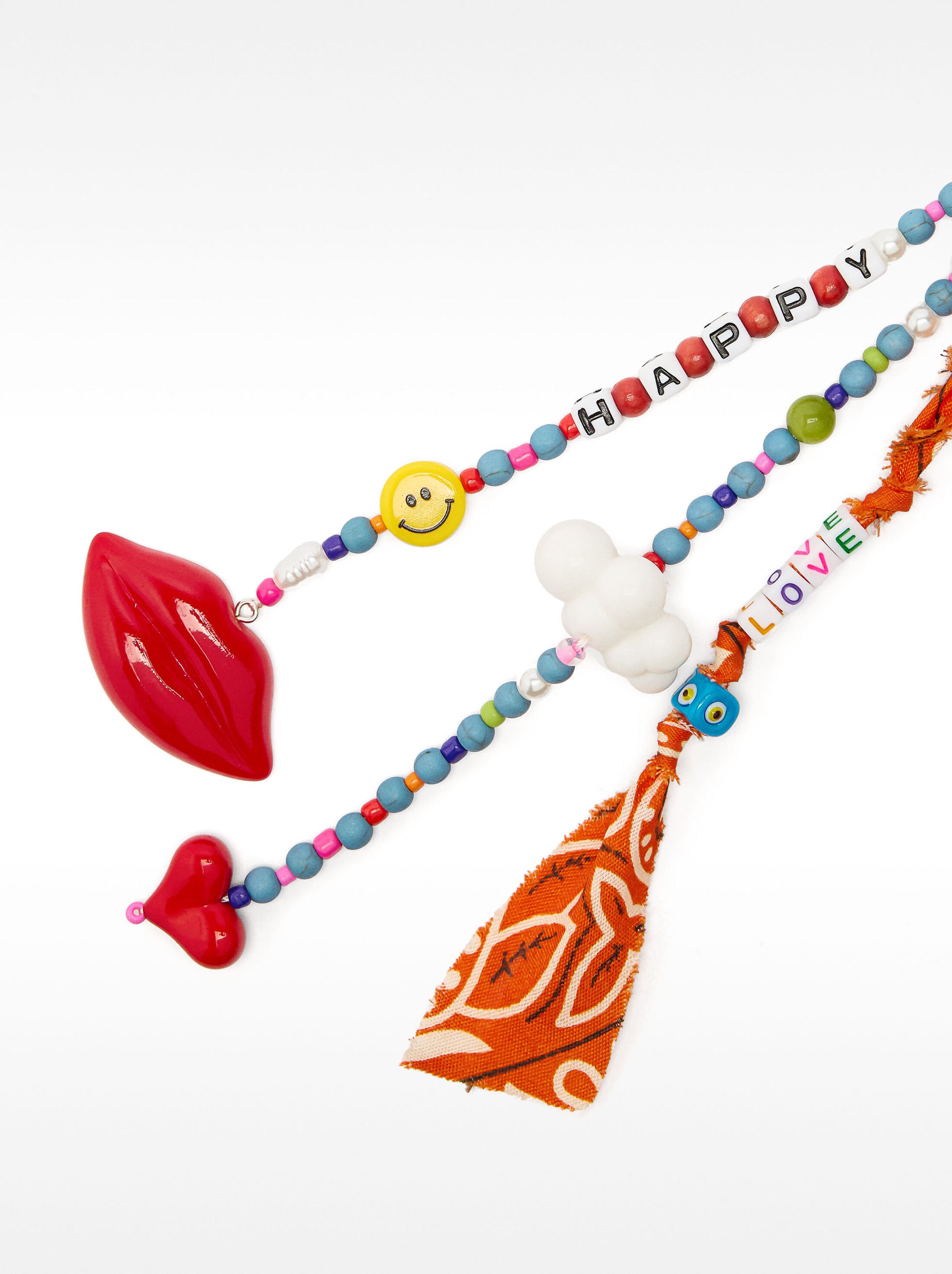 Multicolor charm keychain image number 1.0