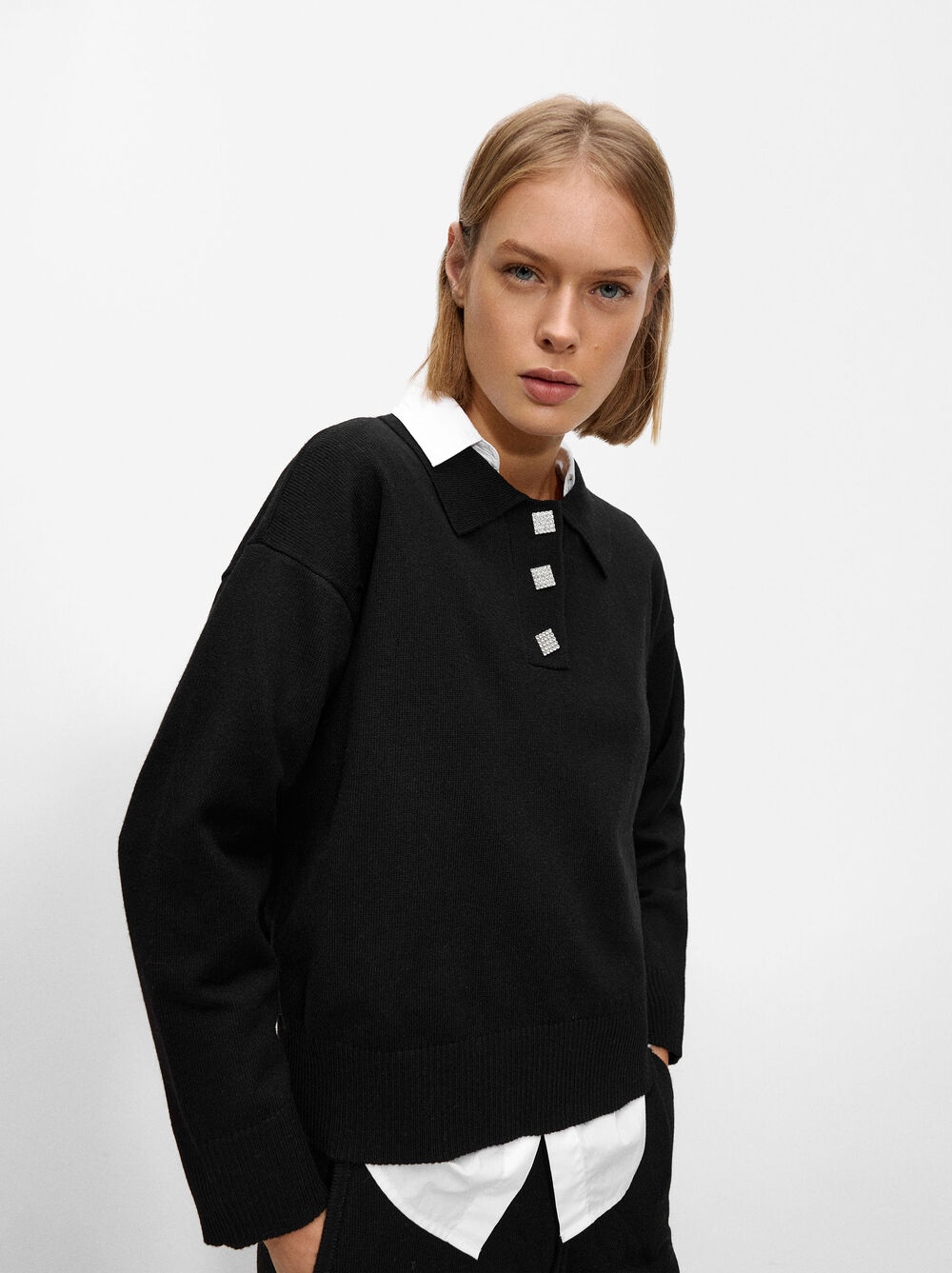 Sweater with wool