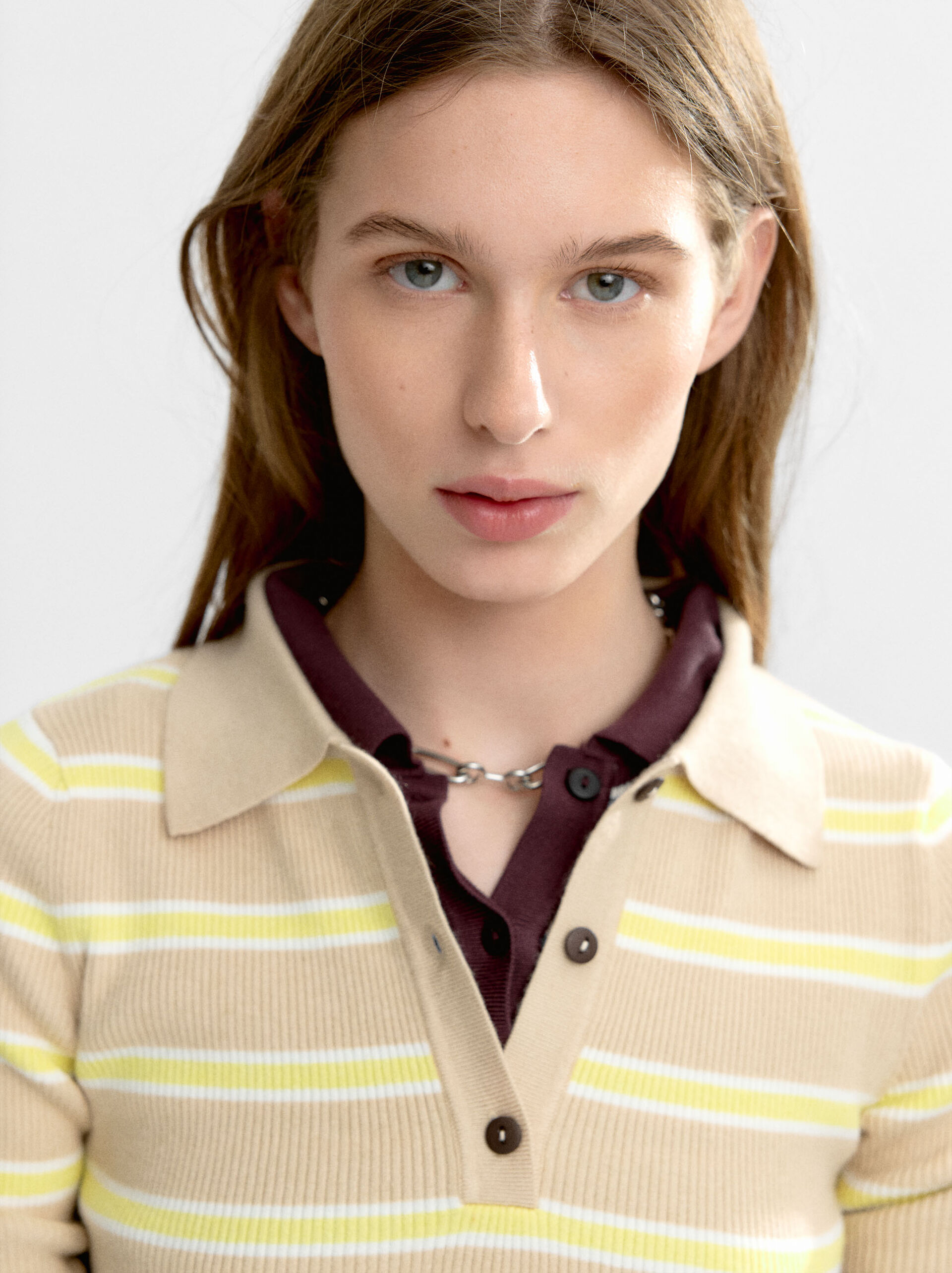 Gestreifter Strickpullover image number 4.0