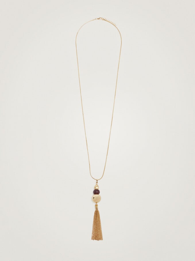 Long Necklace With Pendant, , hi-res