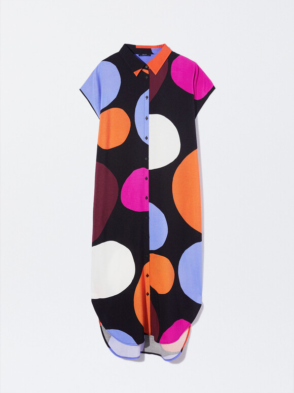 Robe Chemise Imprimée, Multicolore, hi-res
